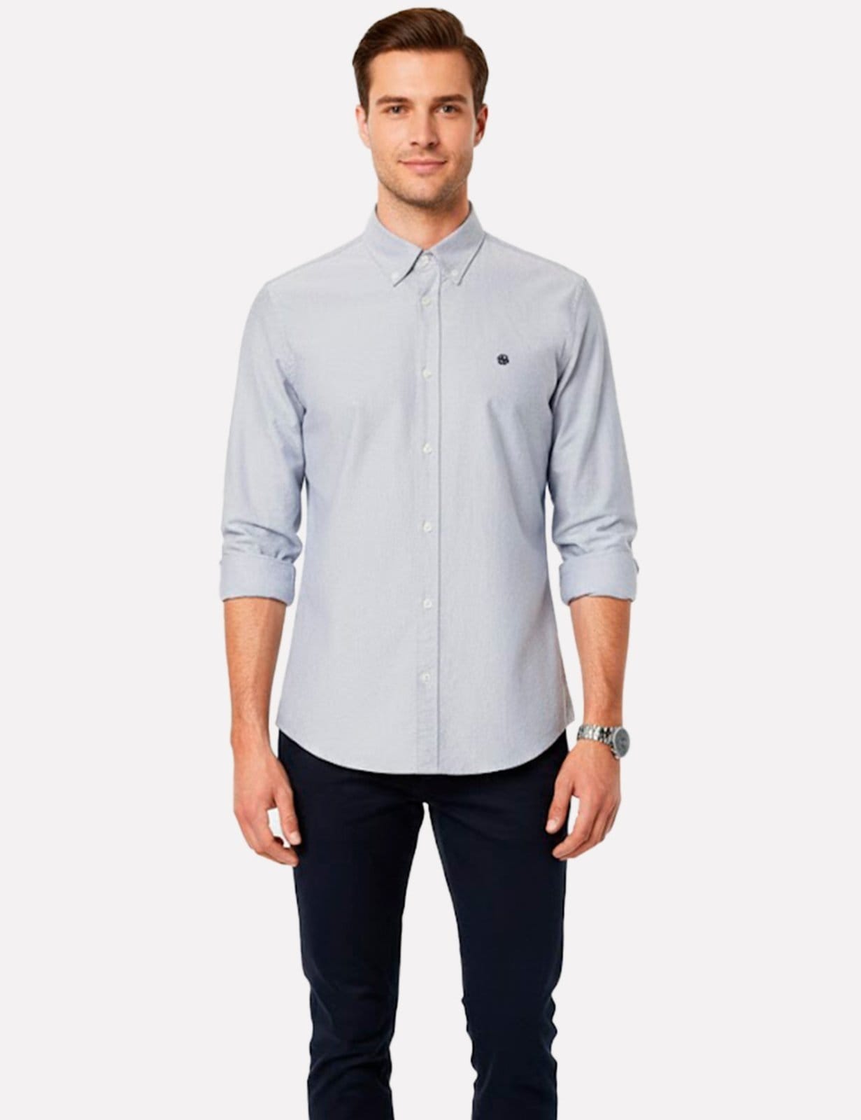 Camisa Hugo Boss Masculina Slim Fit H-ROAN-BD-E-C1-253