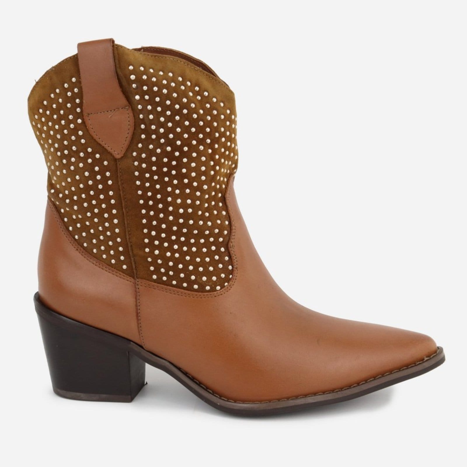 Vista 2 Bota Maria Paua Store Texana Feminina Cano Curto Cowgirl Country Western Luxo MARIA PAULA amarelo