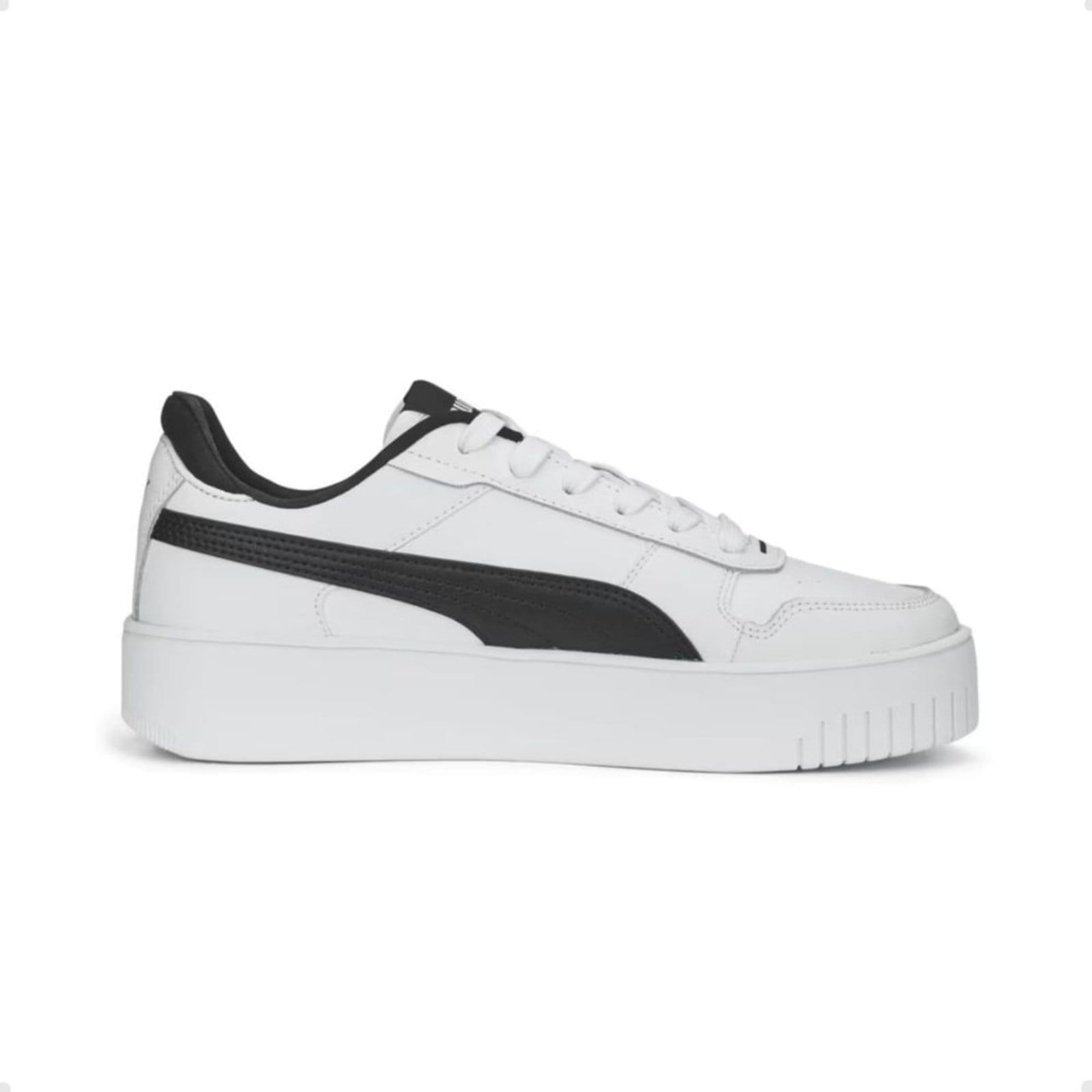 Vista principal Tênis Casual Feminino Carina Street Bdp Puma Puma branco
