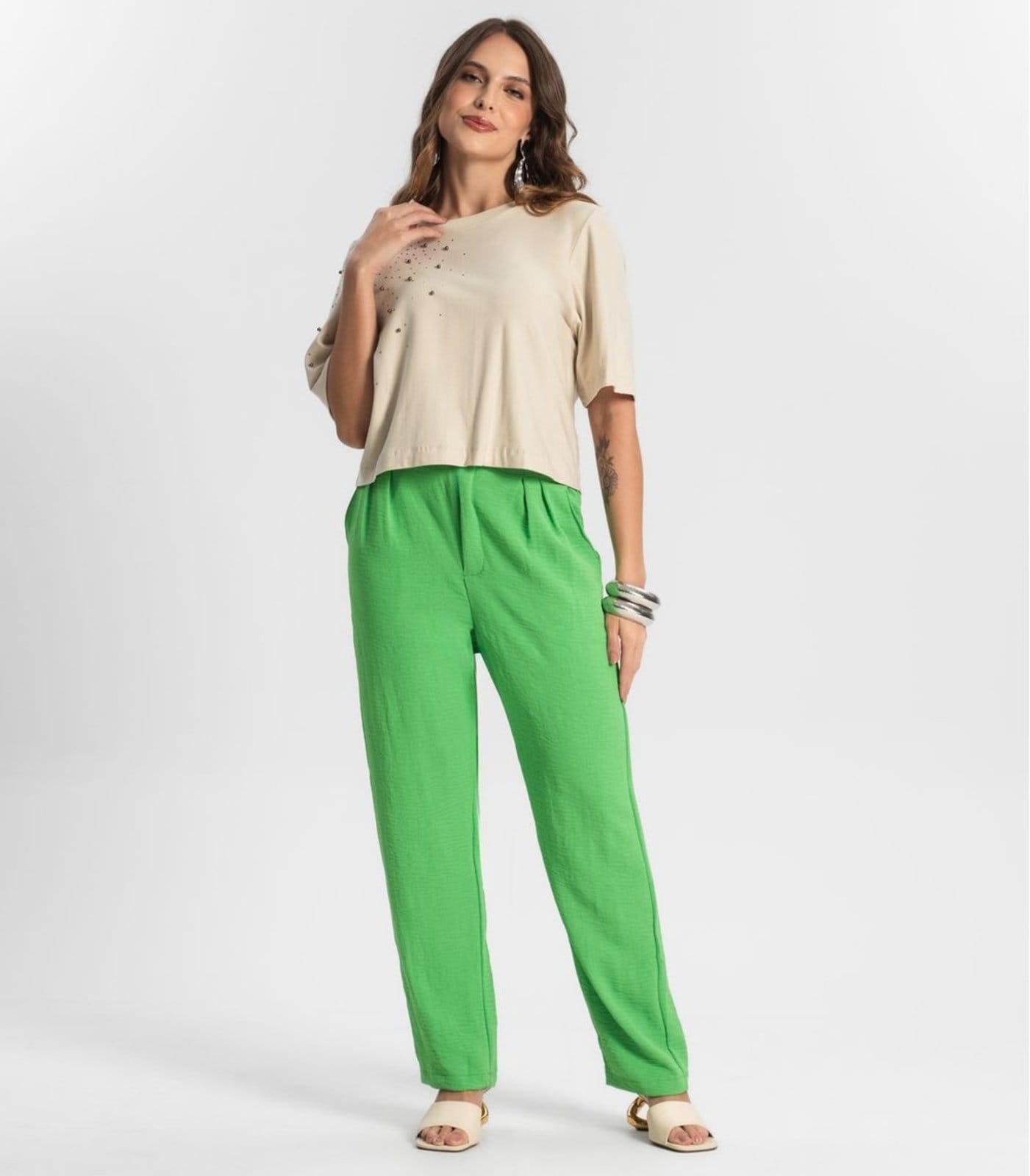 Vista 2 Calça Feminina Em Air Flow Endless Endless verde