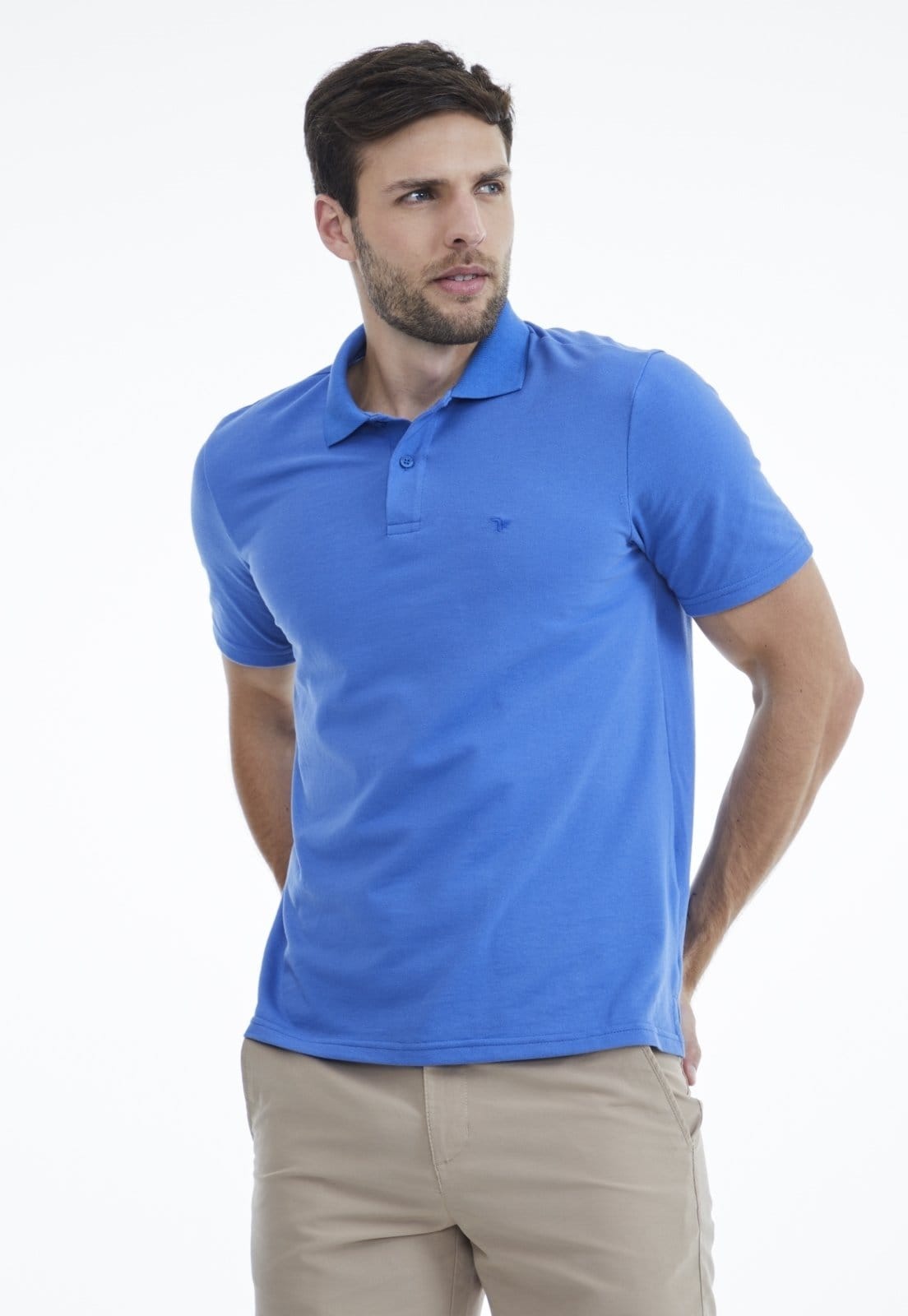 Polo Traymon Piquet Slim Royal