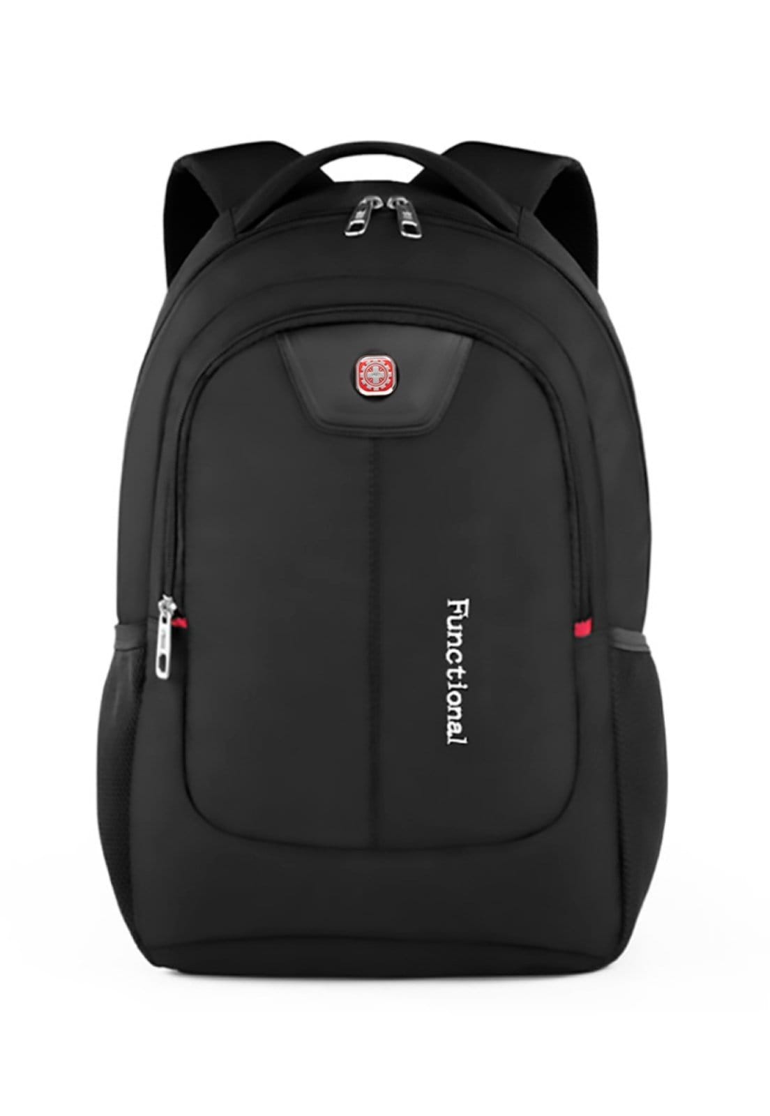 Vista principal Mochila Notebook Executiva Crossgear Bolsa Espaçosa Reforçada Trabalho Faculdade Crossgear preto