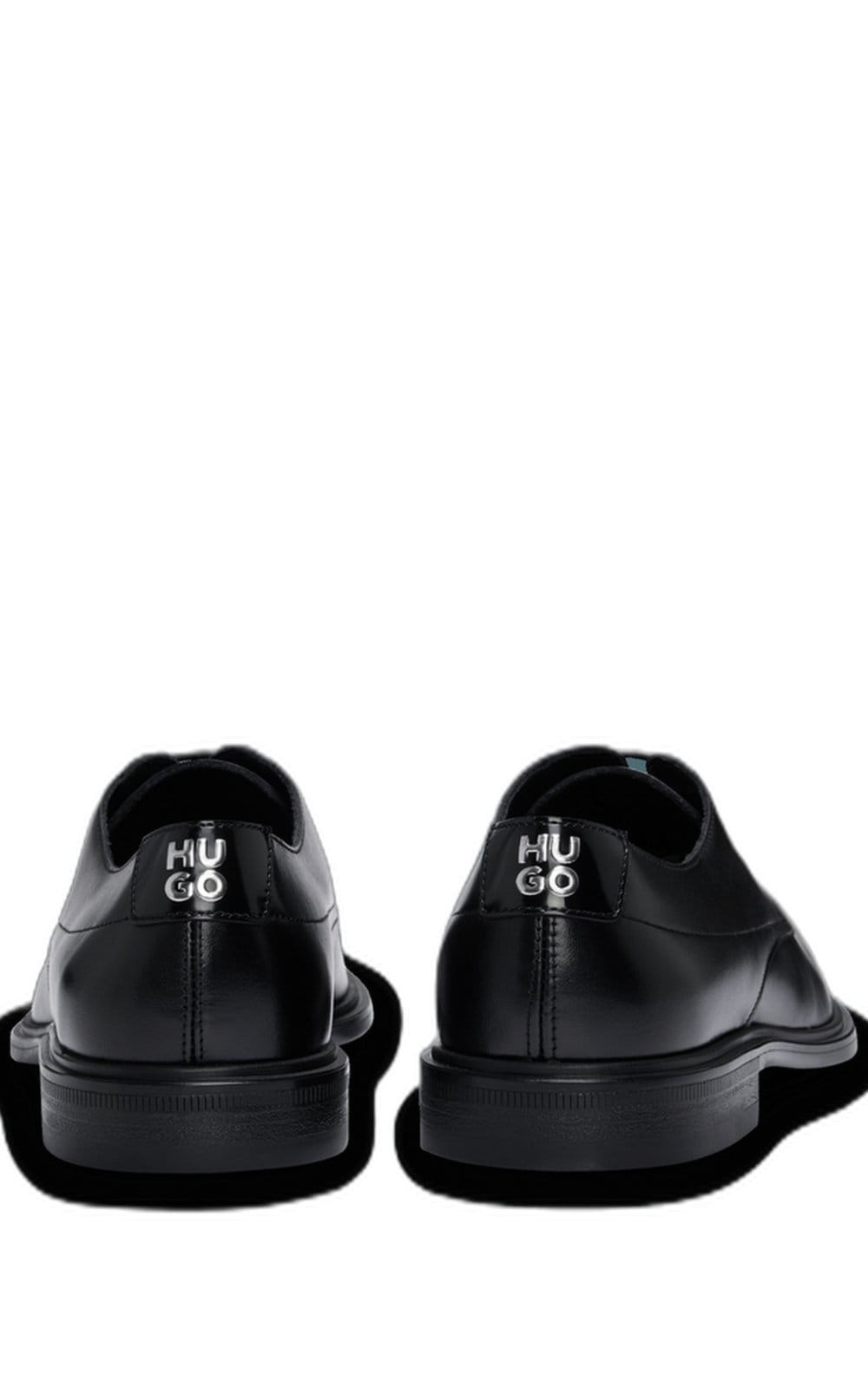 Sapatos Derby Em Couro Nappa Com Logo Em Relevo - 2