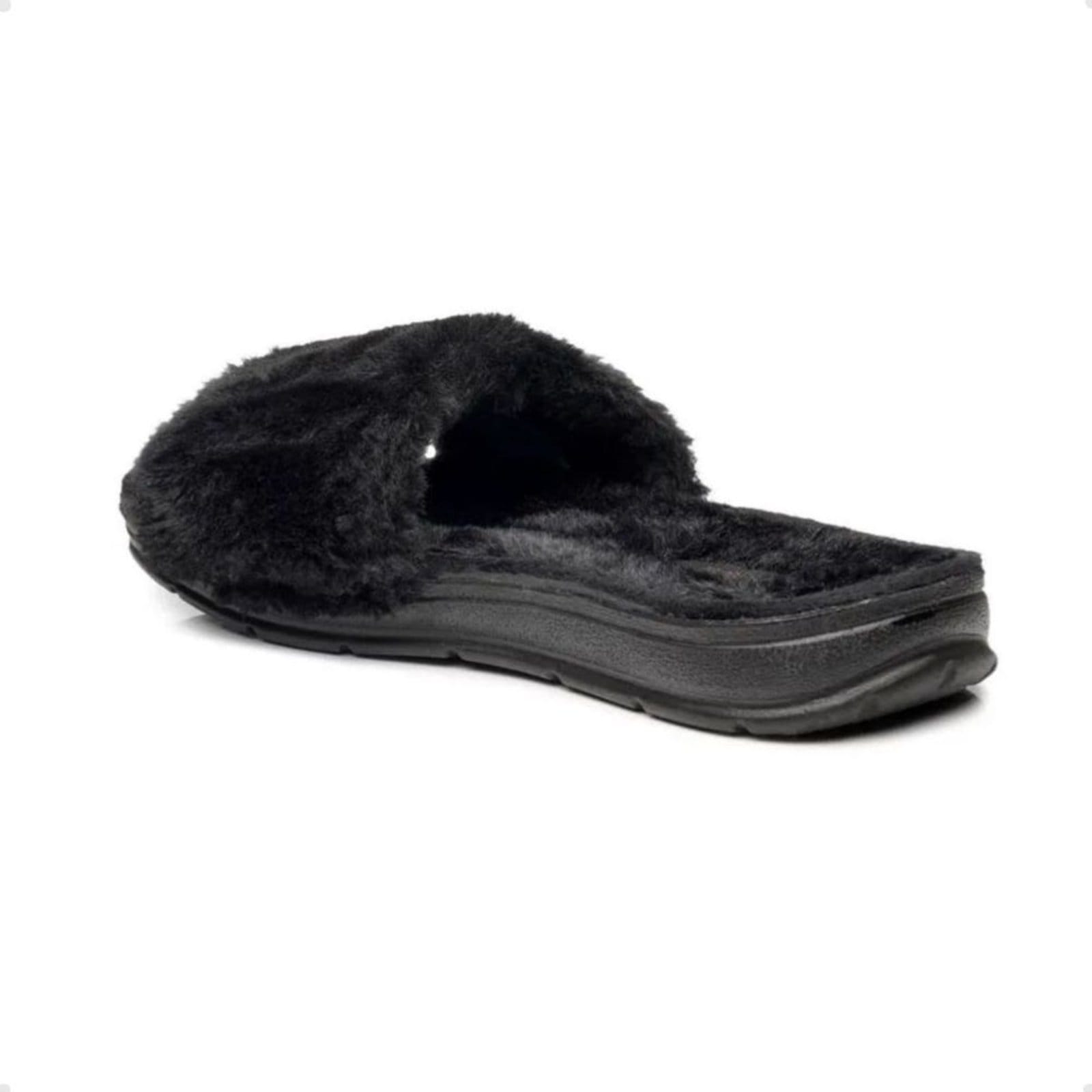 Vista 2 Infantil - Pantufa Feminina Aberta Pegada PEGADA preto