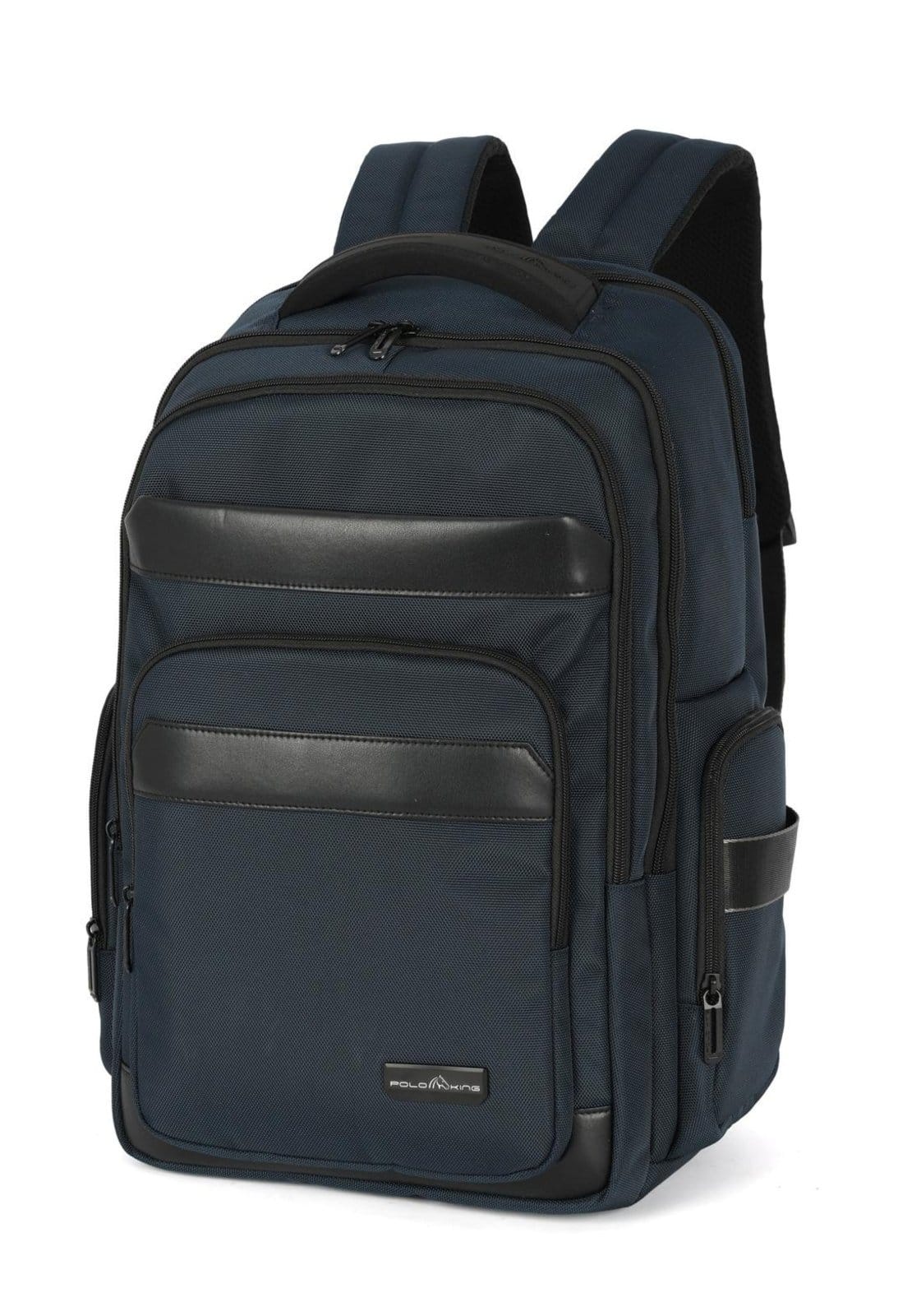 Vista 2 Mochila de Costas Grande Executiva First Notebook Polo King Polo King azul