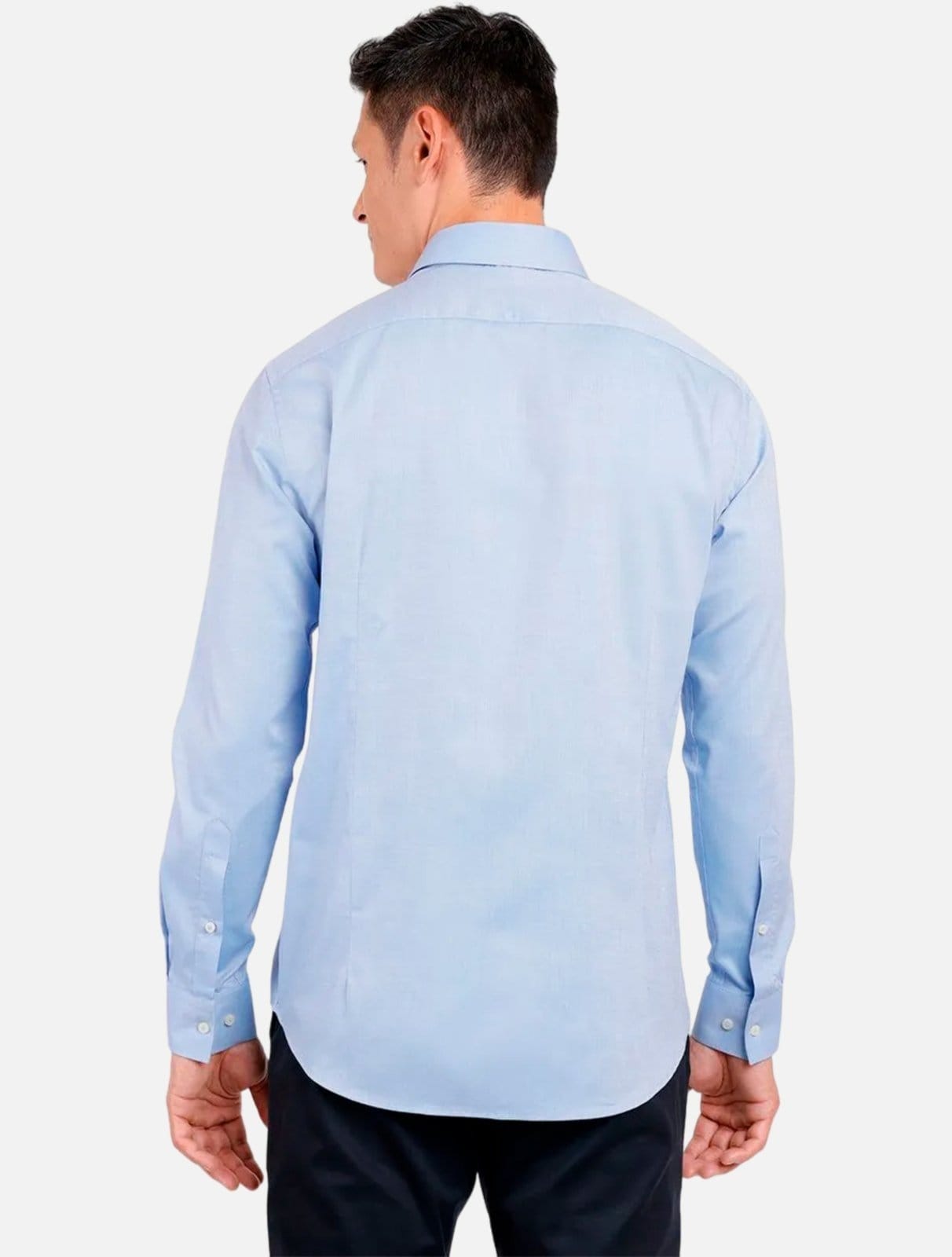 Vista 2 Camisa Aramis Slim Sarja Pima ML020725 Claro Aramis azul