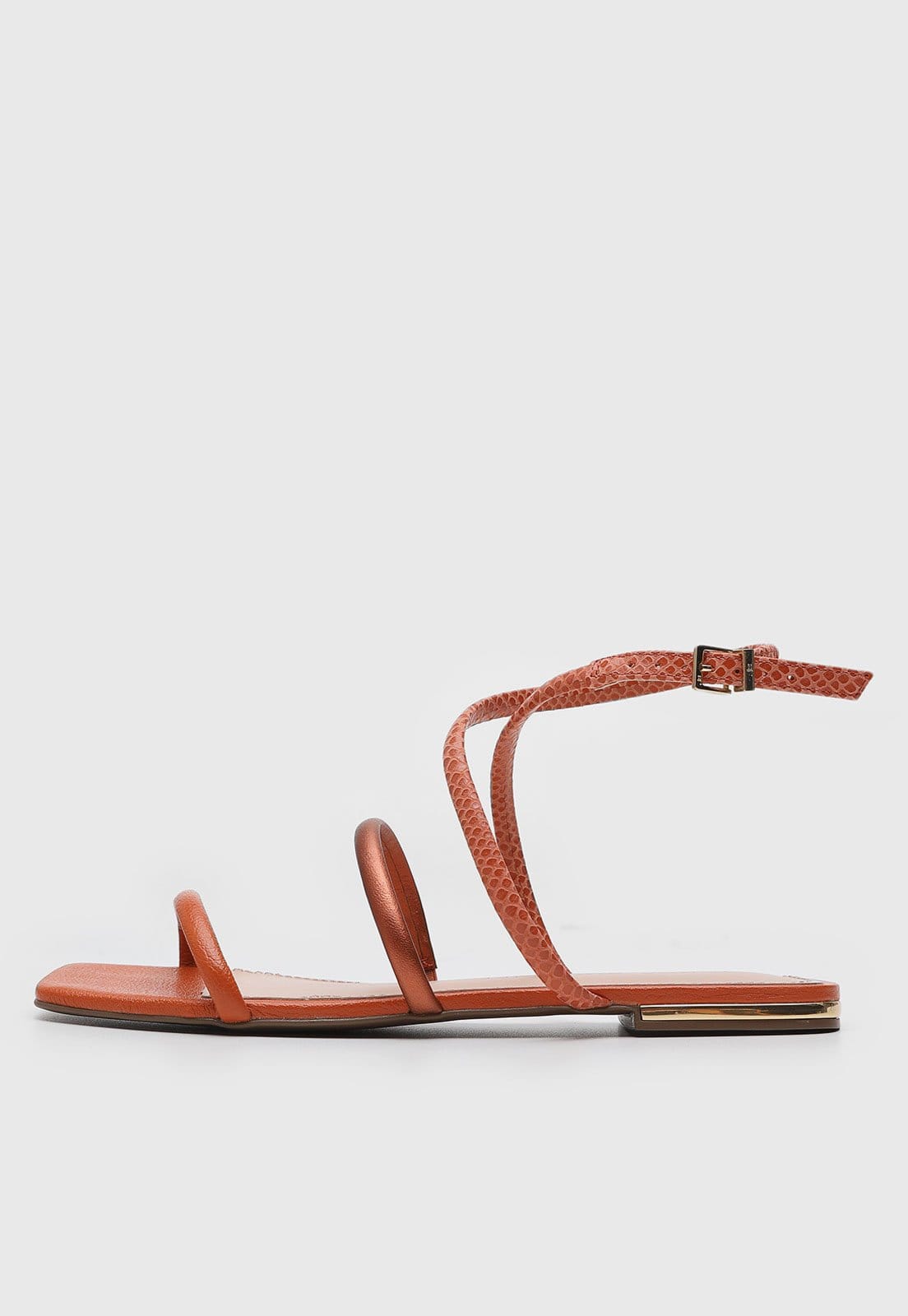 Sandália Feminina Jorge Bischoff Tiras Snake