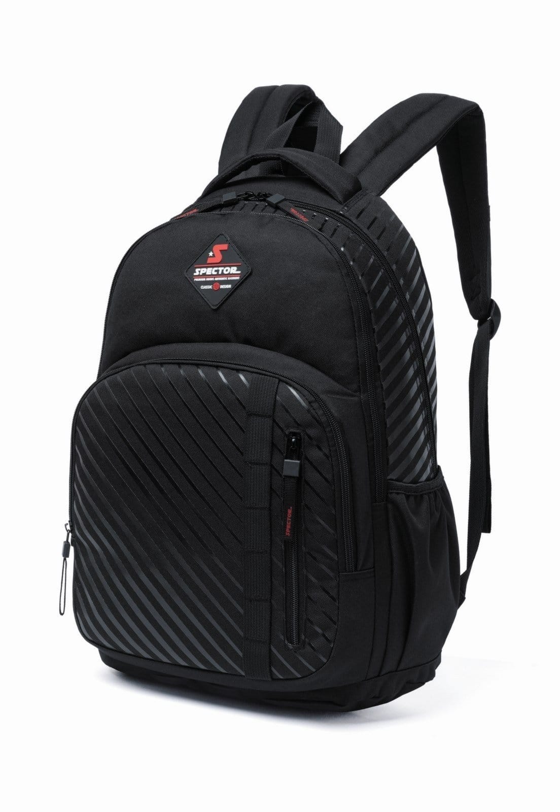 Vista 2 Infantil - Mochila Spector Masculina Faculdade Espaçosa Reforçada Casual Spector preto