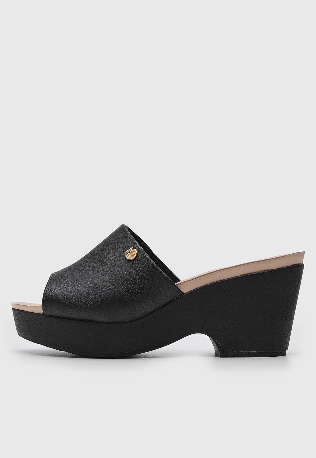 Sandália Feminina Modare Salto Anabela Preta