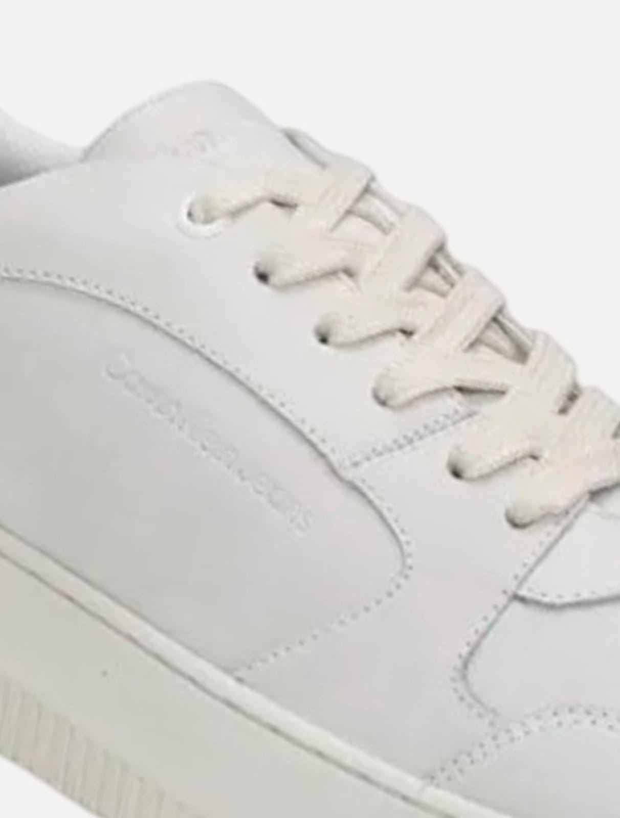 Vista 2 Tênis Calvin Klein Masculino Couro Chunky Unicolor Off-White Calvin Klein off-white white