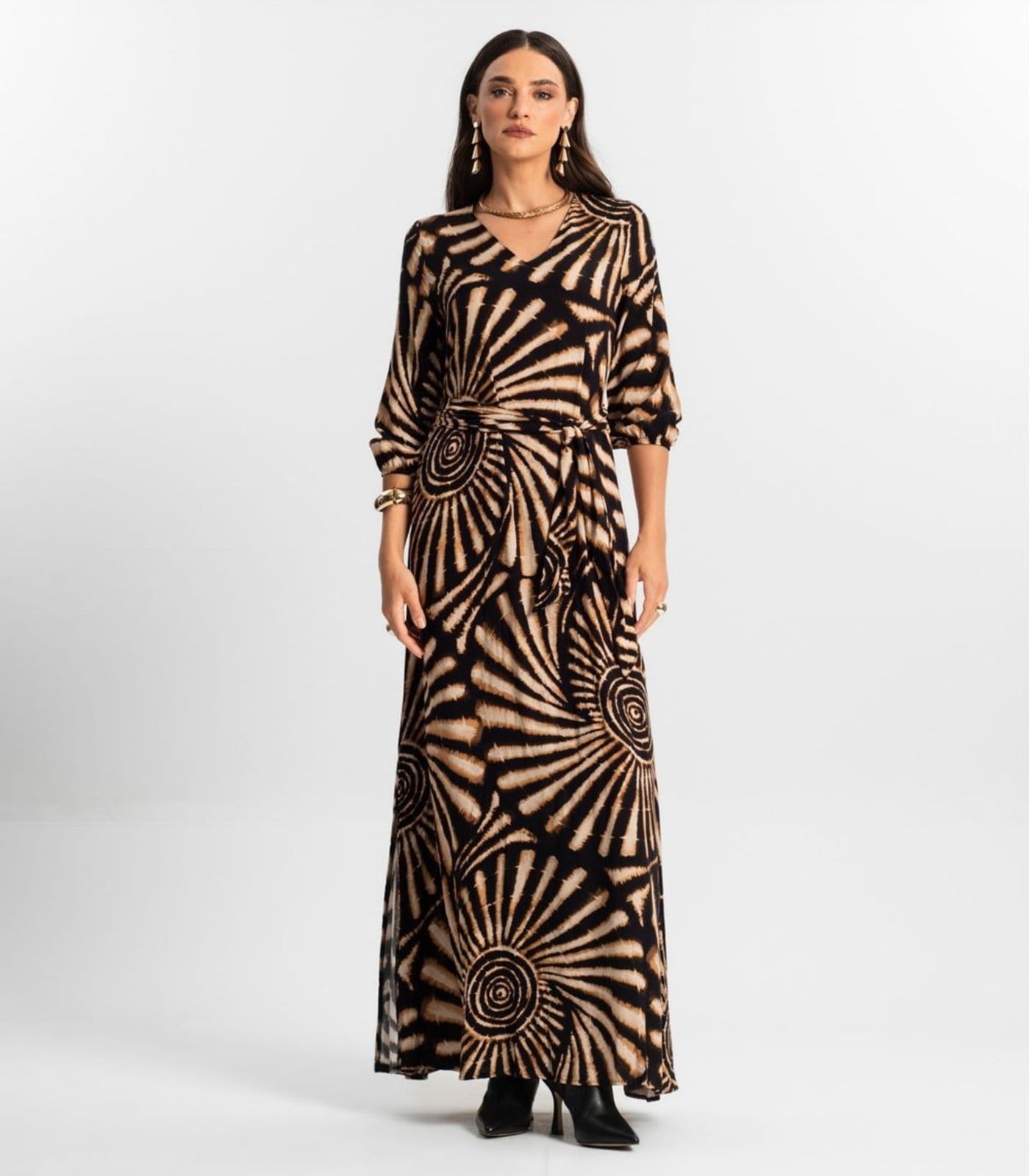 Vestido Longo Feminino Viscose Endless