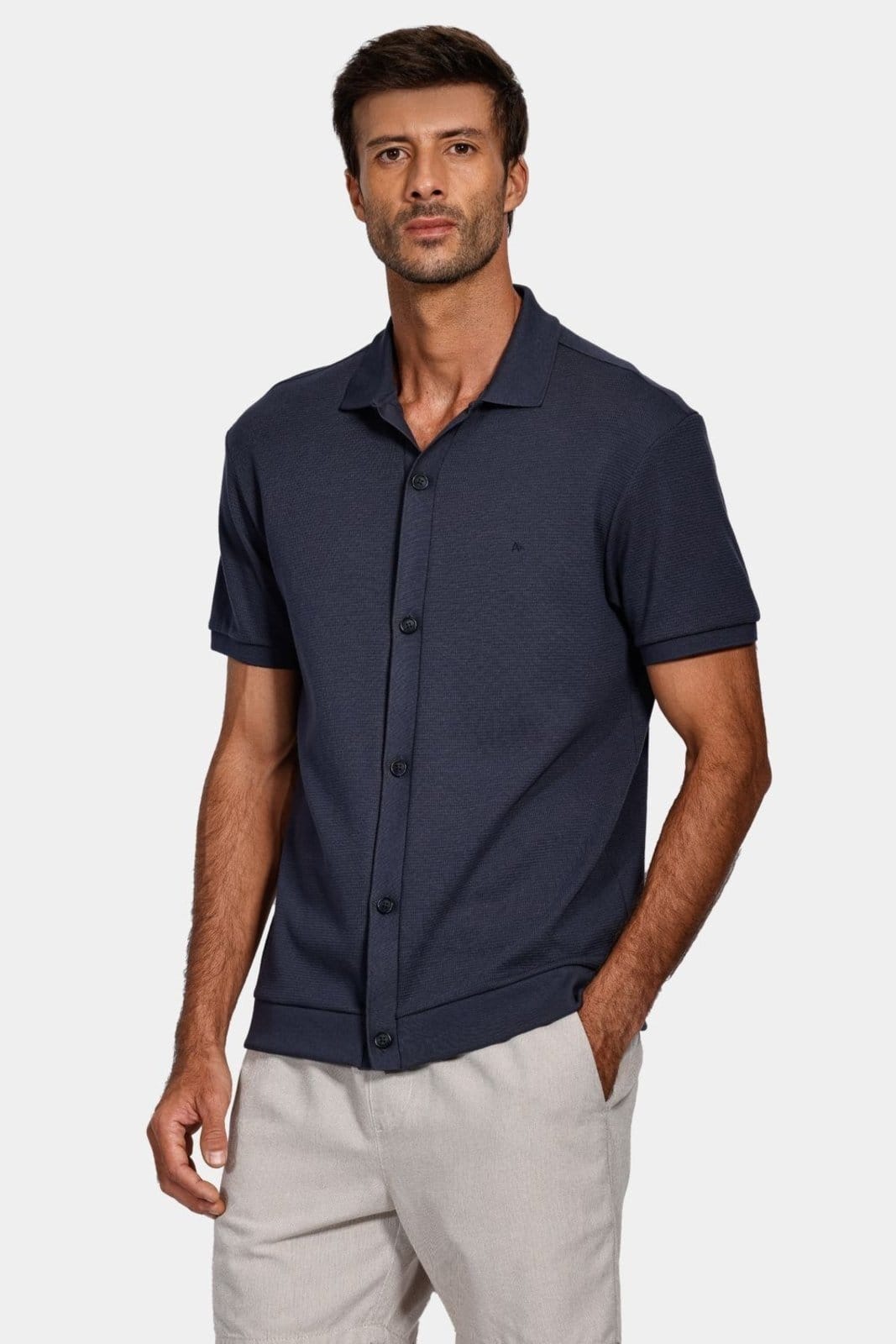 Wafle Aramis Shirt Marinho