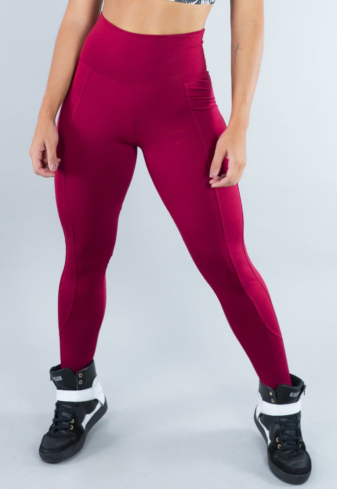 Calça Legging MVB Modas Montaria Cintura Alta Suplex