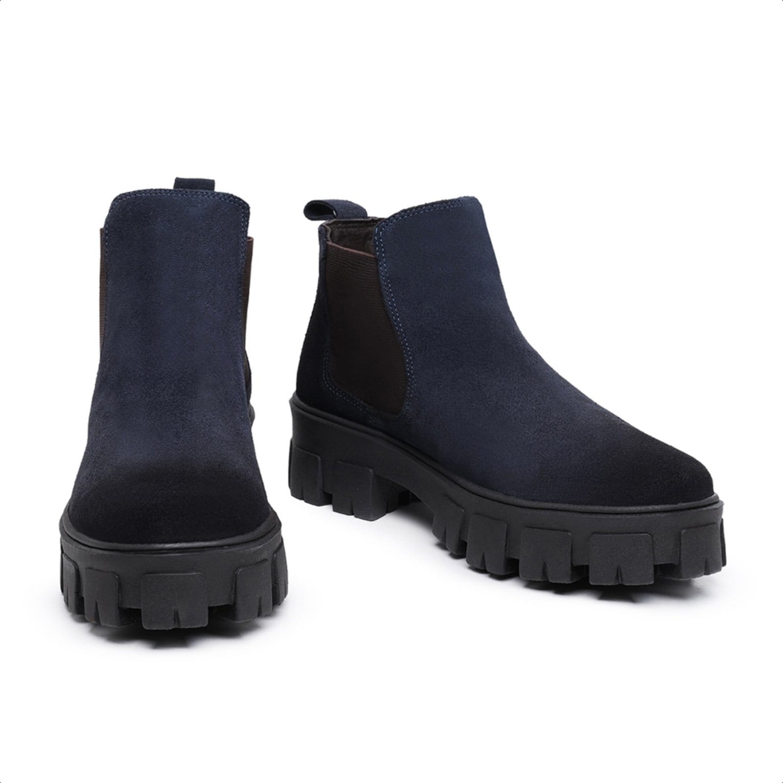 Vista 2 Bota Chelsea Masculina Malbork com Solado Tratorado 24788NAZ Malbork azul