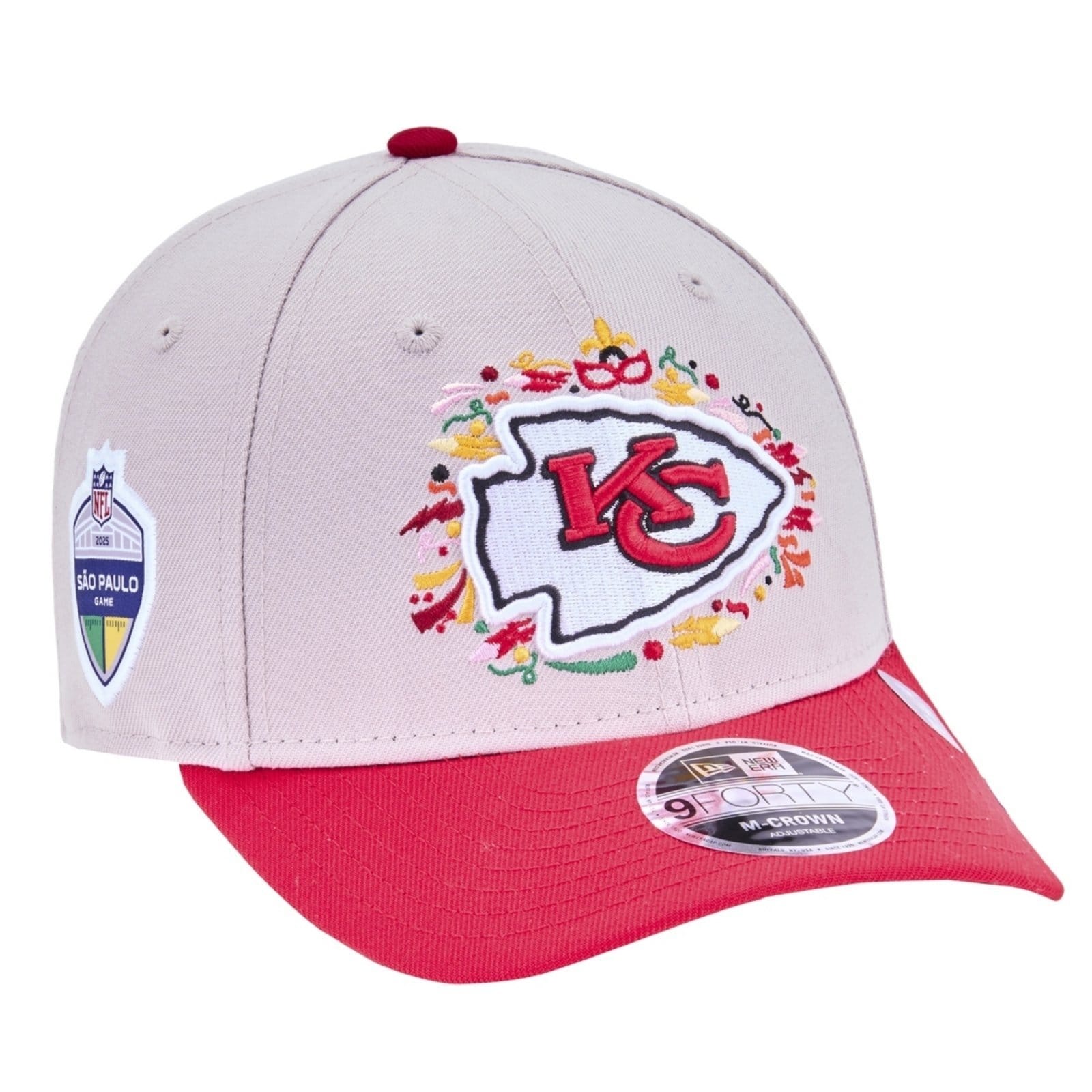 Vista 2 Boné New Era 9FORTY Kansas City Chiefs NFL Game 2025 new era cinza