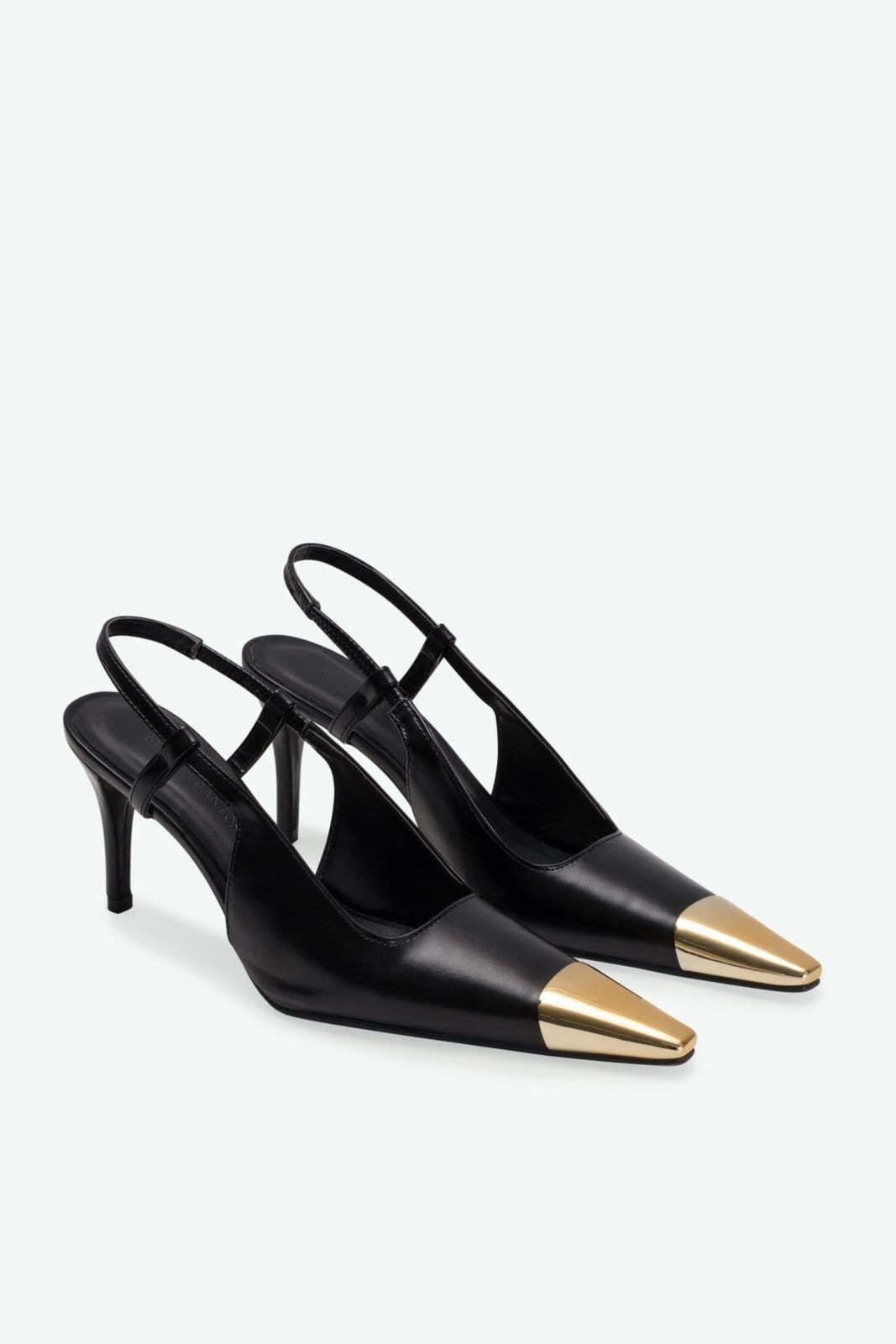 Vista 2 Slingback Ivy Suzana Santos dourado/preto