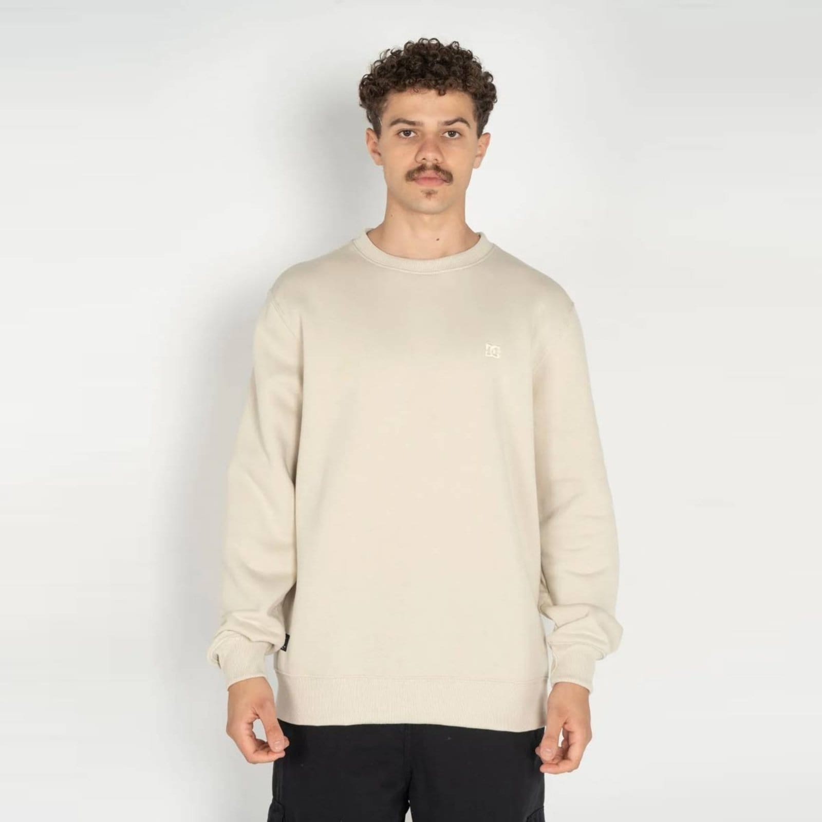 Vista principal Moletom DC Embroidery Care DC Shoes bege