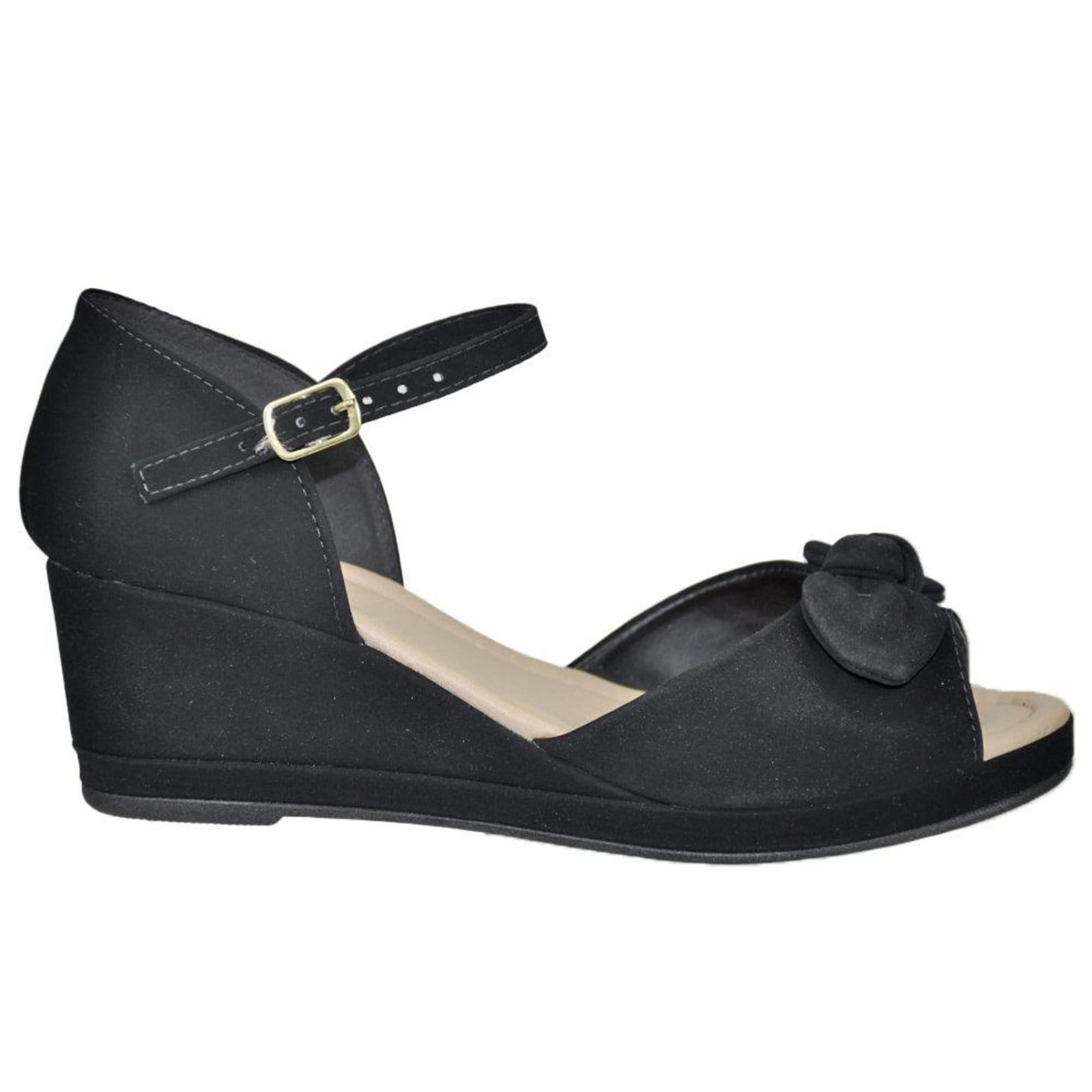 Vista principal Sandália Feminina Villa Conforto Villa Rosa rosa