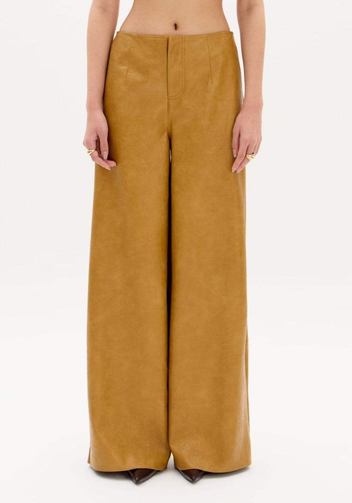 Vista 2 Calça Palazzo Cintura édia My Favorite Things bege