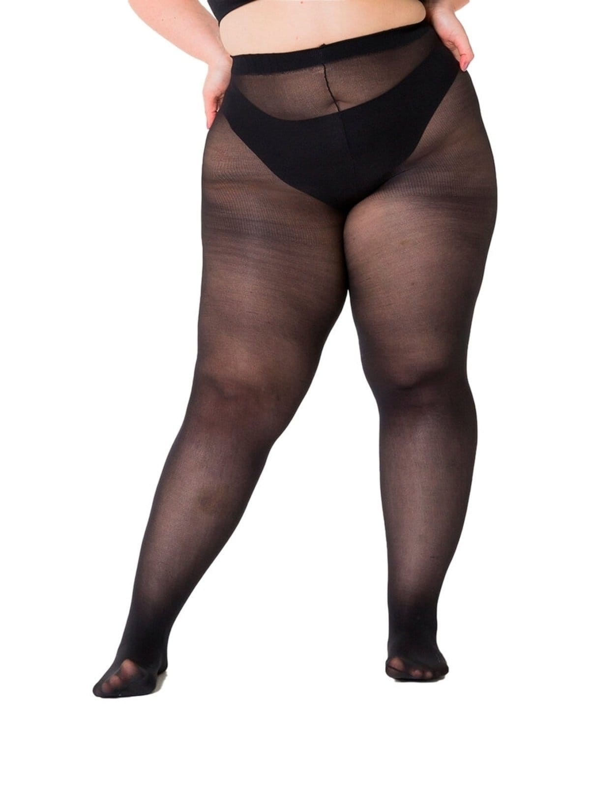 Kit com 6 Meias Calças Fio 40 Opaca Trifil 6101 Plus Size - 2