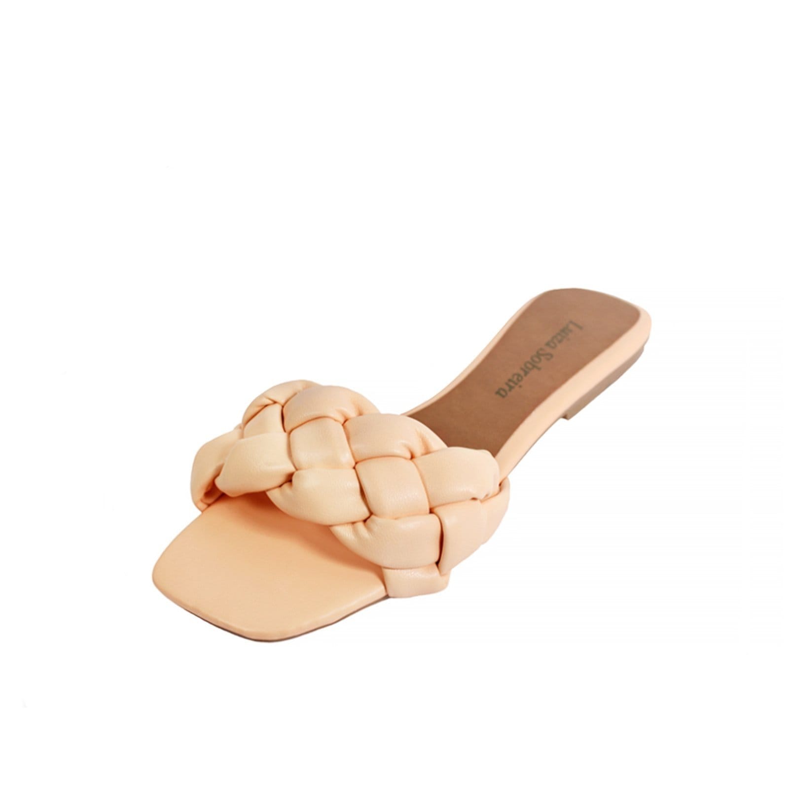 Rasteira Luiza Sobreira Trançada Tangerina Mod. 2094