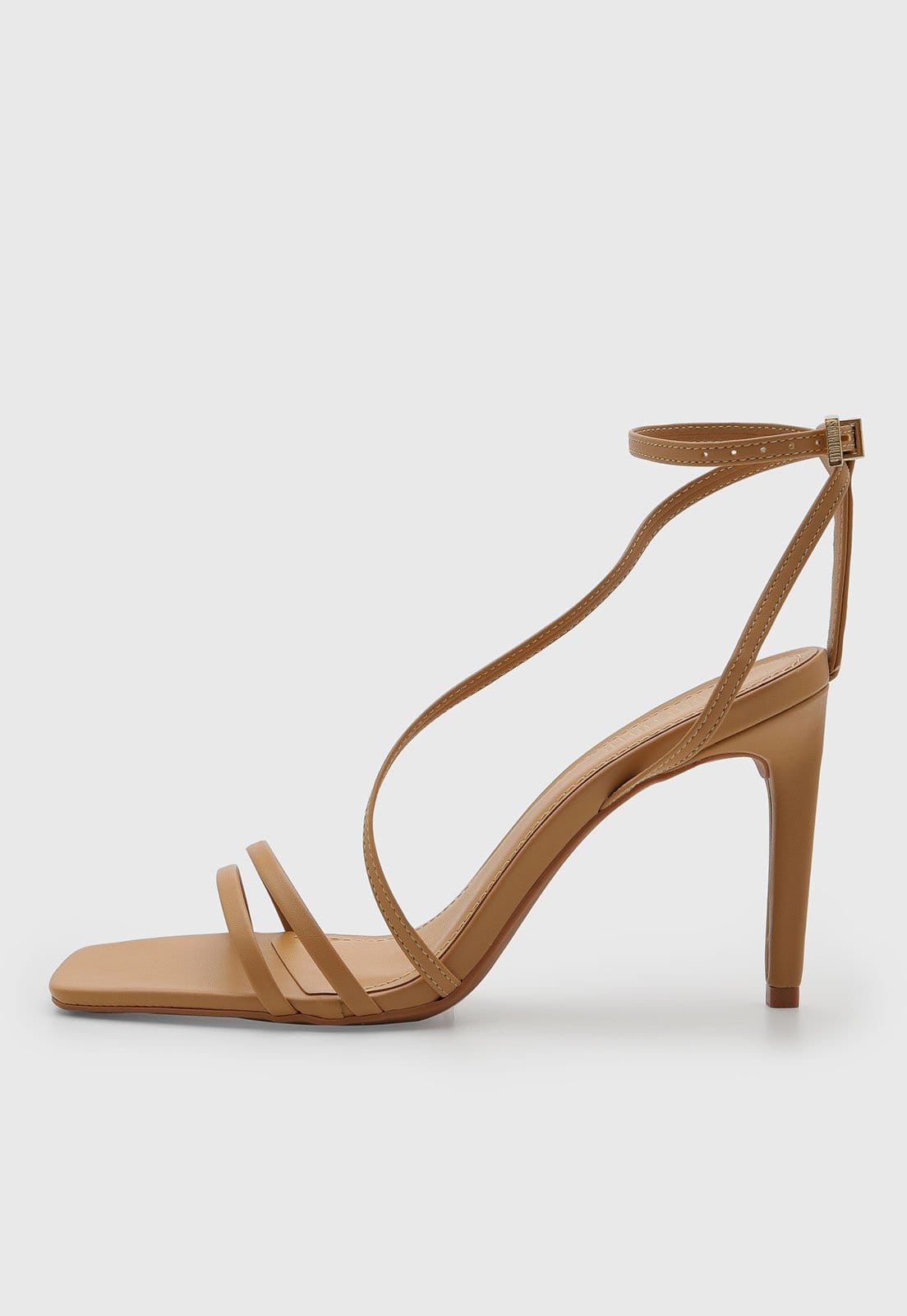 Sandália Feminina Santa Lolla Salto Fino Bico Quadrado