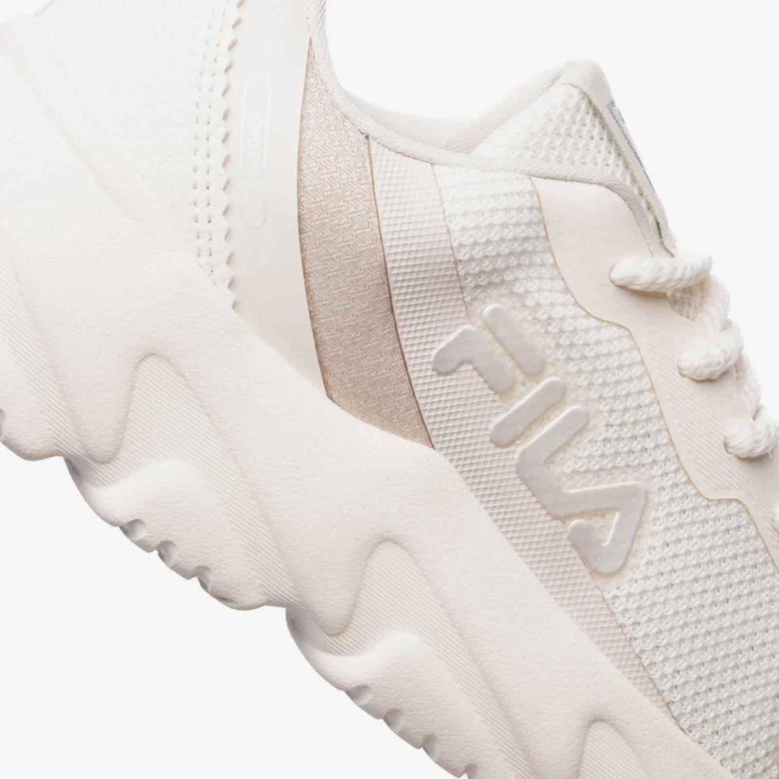 Vista 2 Tênis Esportivo Feminino Emotion Fila F02TR0 Fila bege