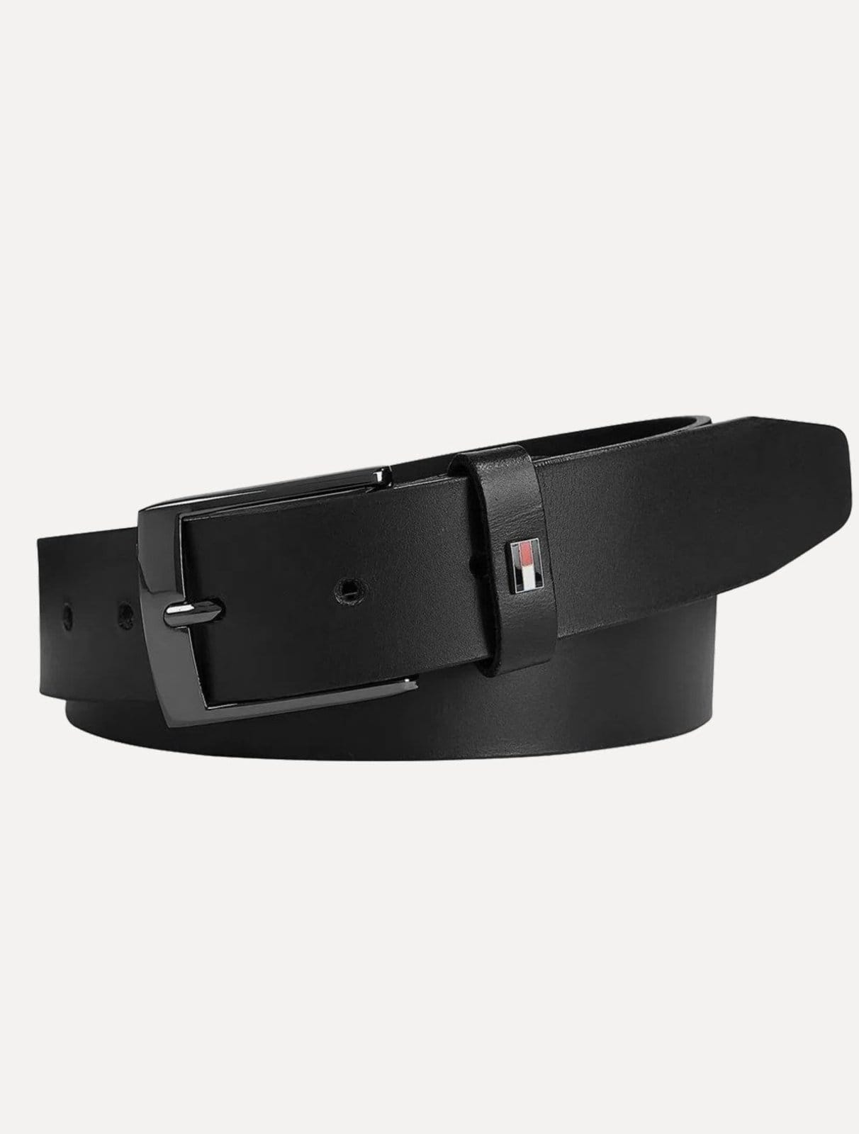 Cinto Tommy Hilfiger Masculino C0uro Adan Le4ther Preto