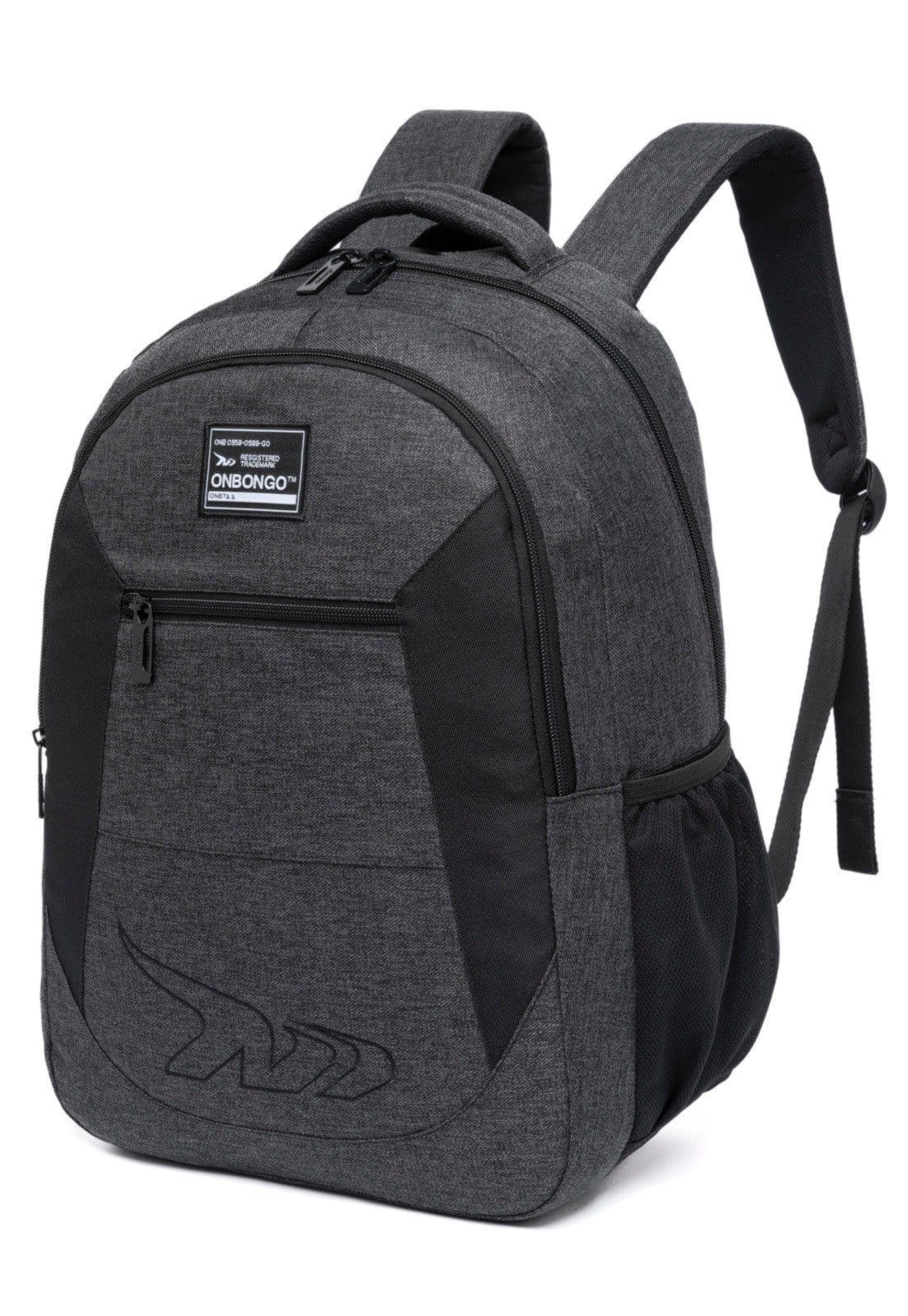 Vista 2 Mochila Onbongo Original Bolsa Resistente Onbongo cinza