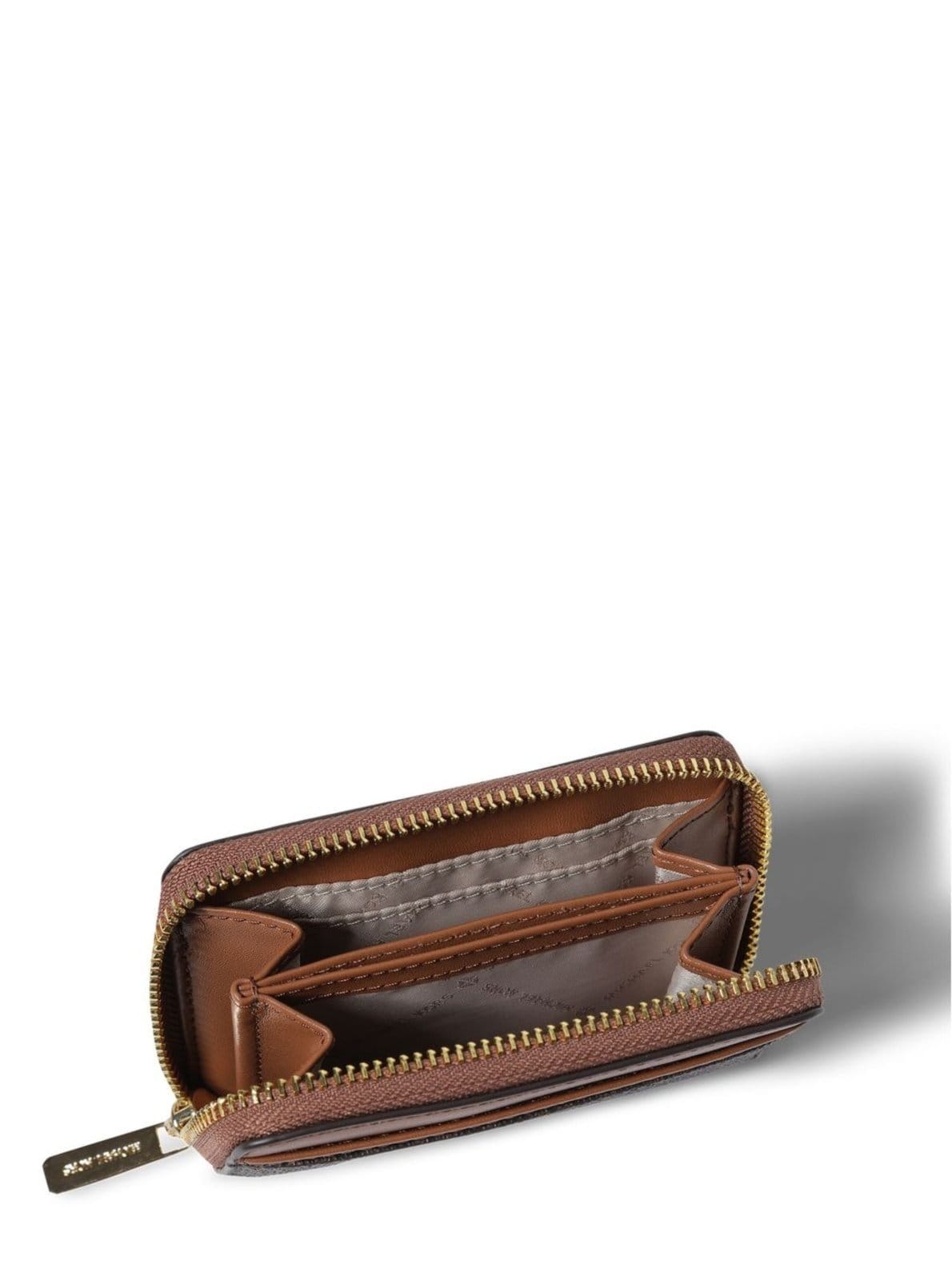 Vista 2 Carteira Jet Set Logo Pequena 35H9gtvz2b200 Michael Kors marrom