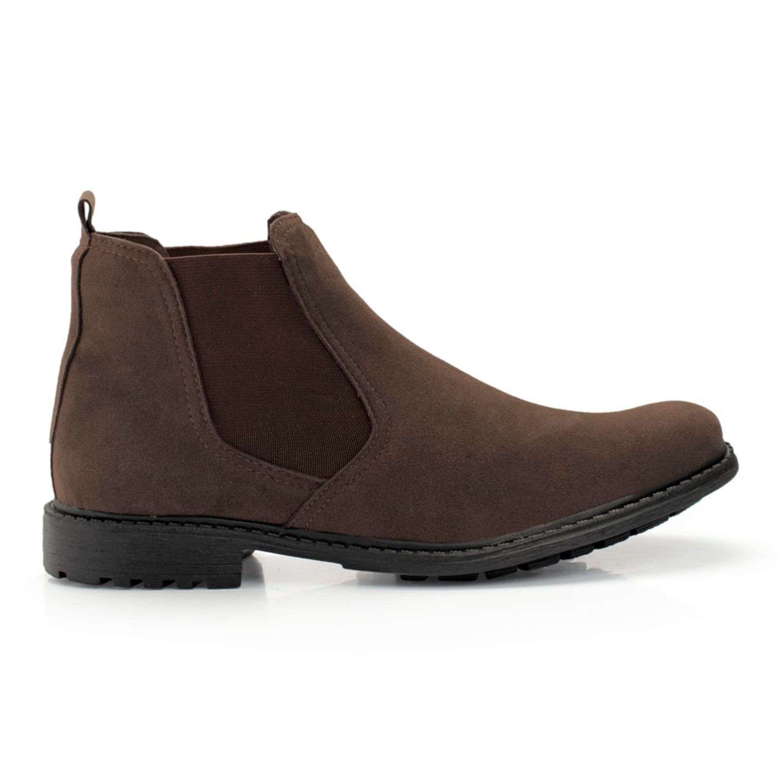Vista 2 Botina Masculina bota Cowboy Texana Marrom Lavini Shoes café