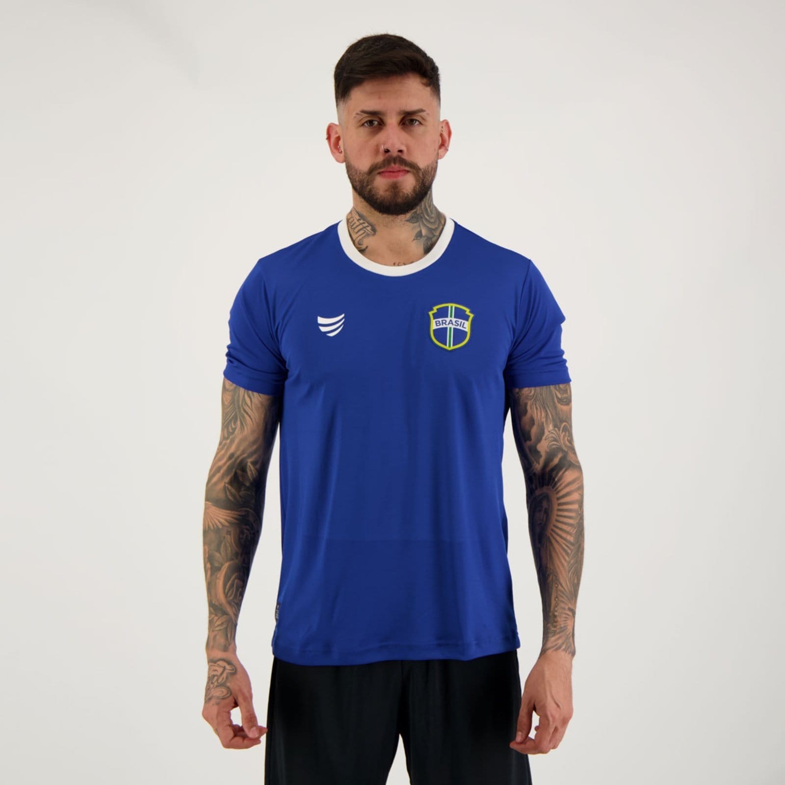 Camisa Super Bolla Copa Bronze Brasil Azul