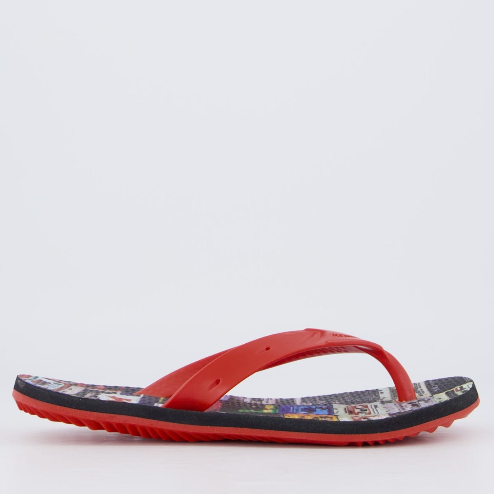 Vista 2 Chinelo Kenner Summer Mix Tape Feminino Kenner vermelho