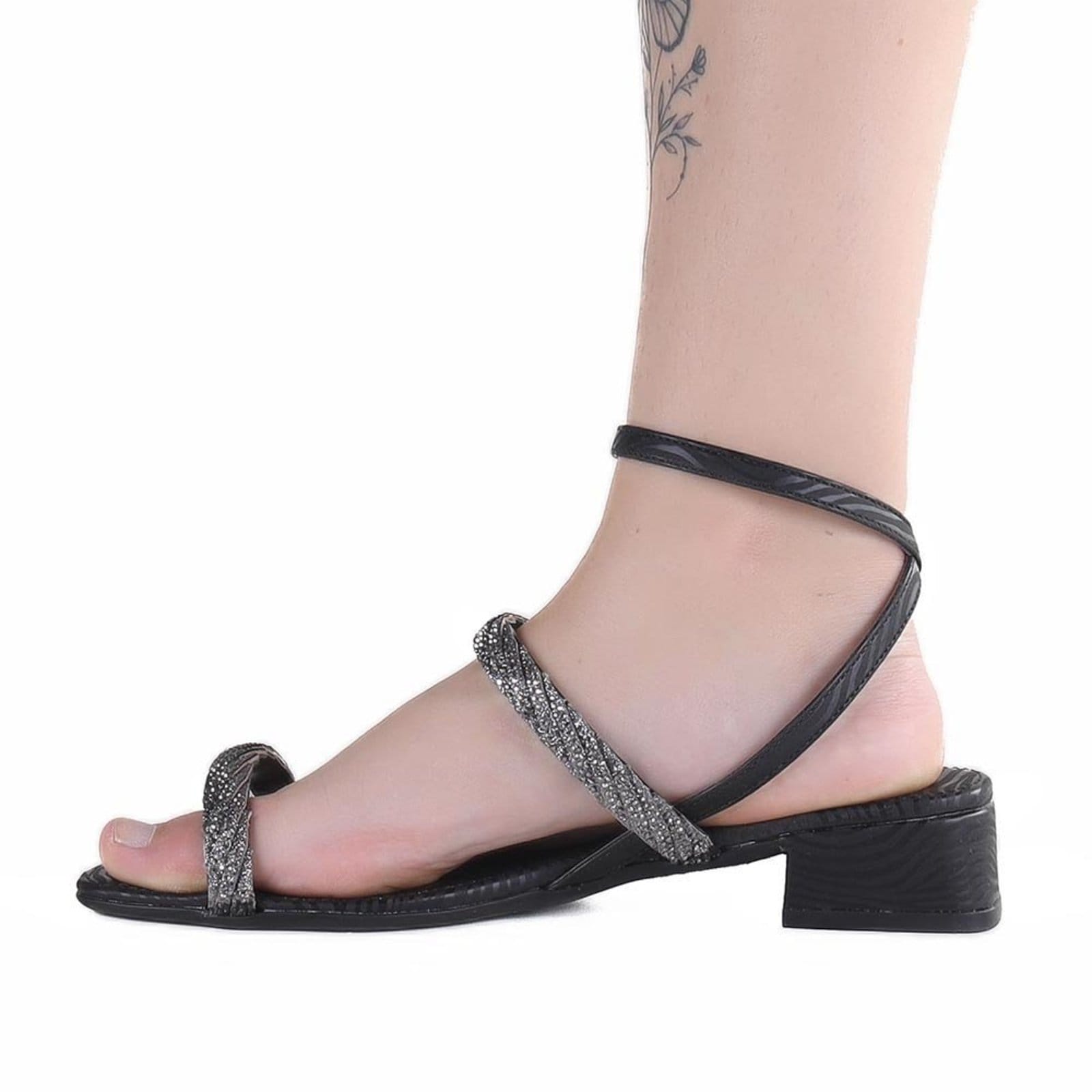 Vista 2 Sandália Feminina Zariff 617st Zariff Zariff preto