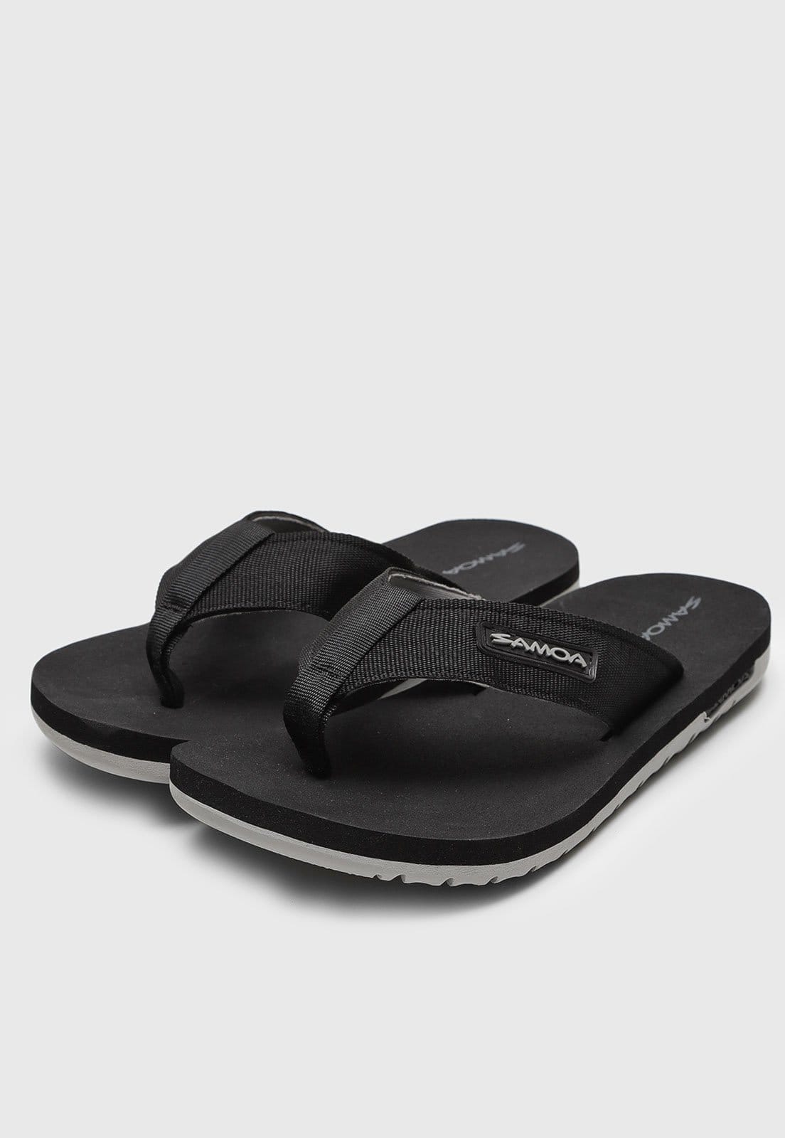 Vista 2 Chinelo Samoa Logo Samoa preto