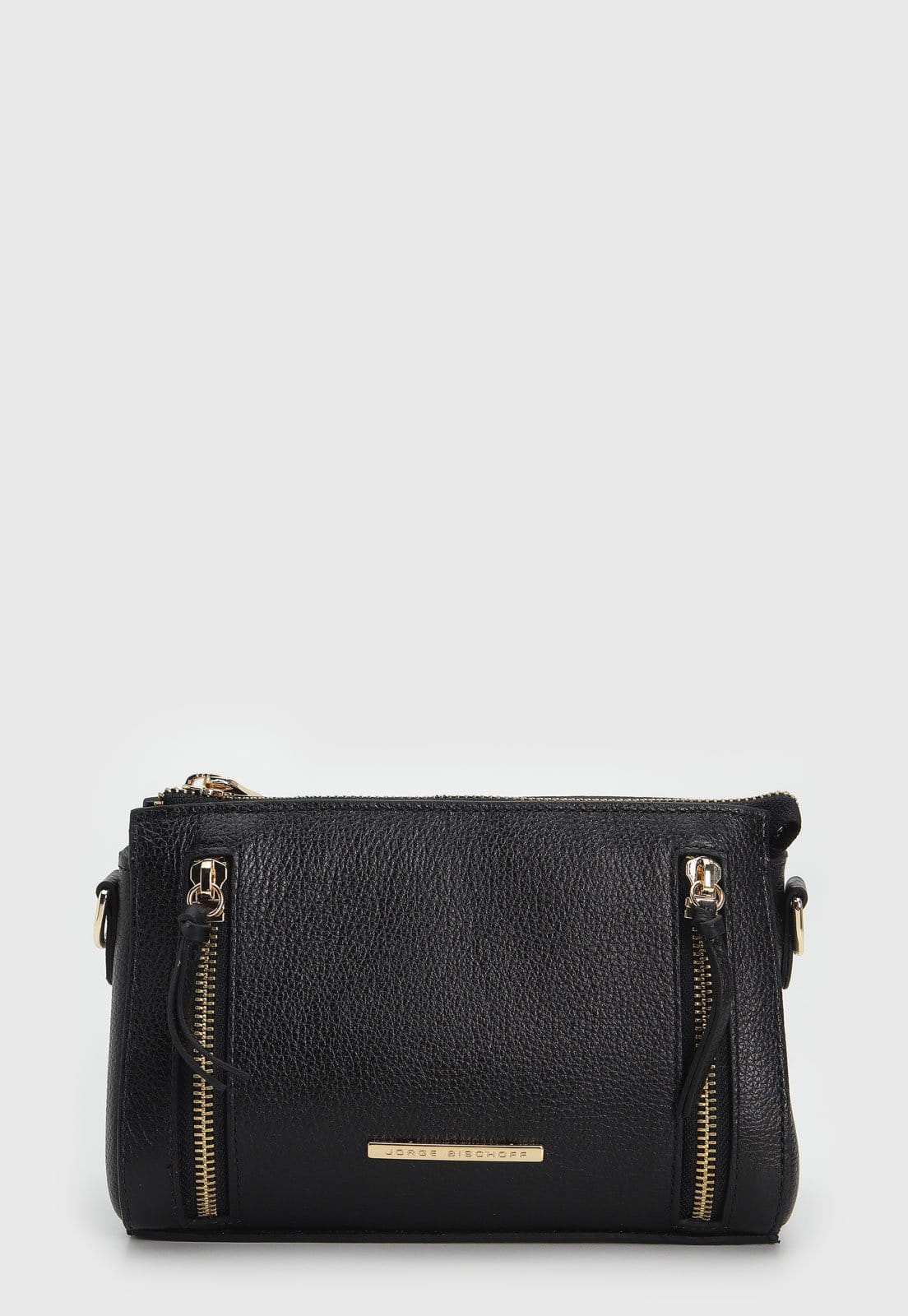 Bolsa Tiracolo Jorge Bischoff Alça Ajustável Preta