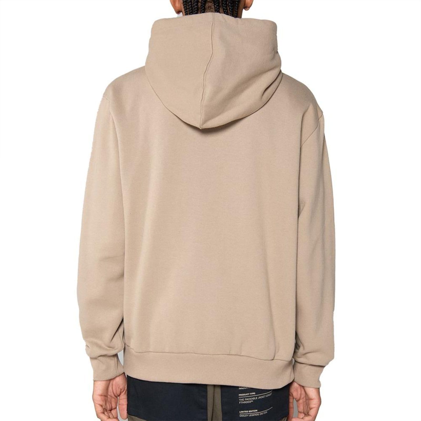 Vista 2 Moletom Oakley Canguru Ellipse Metal S25 Masculino Wood Grey Oakley cinza grey