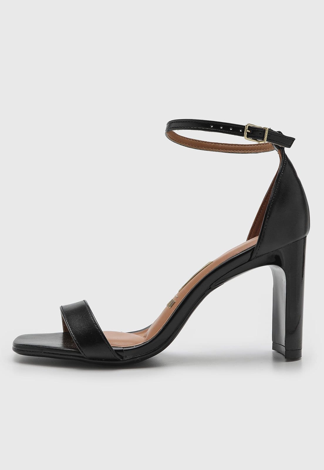 Sandália Feminina Vizzano Salto Grosso Preta