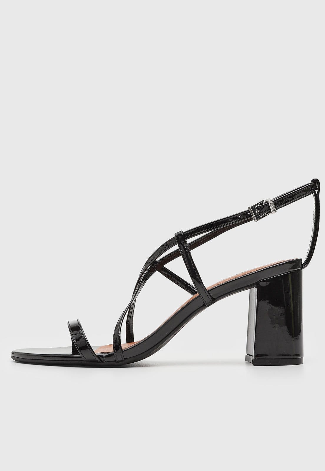 Sandália Feminina Santa Lolla Salto Alto Preta