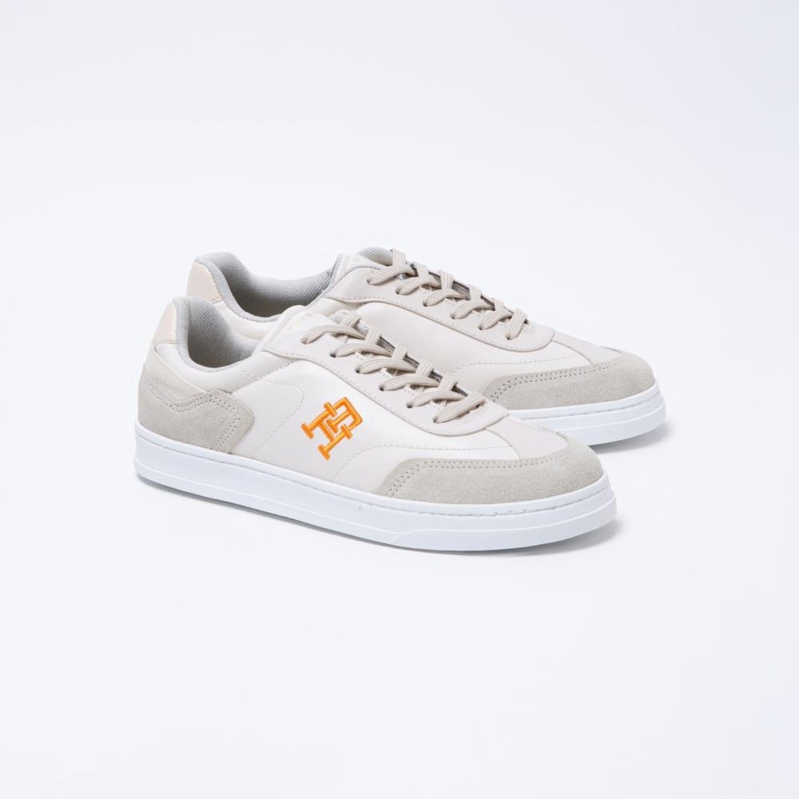 Vista principal Tênis Camurça Monograma Th - 34 Tommy Hilfiger off-white