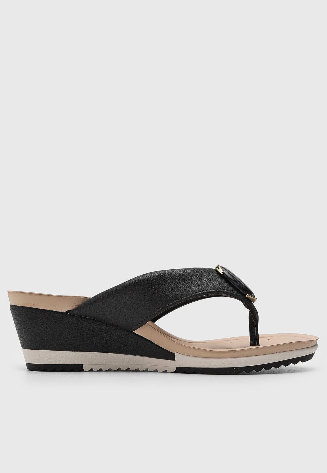 Vista 2 Sandália Feminina Modare Anabela Preta MODARE preto