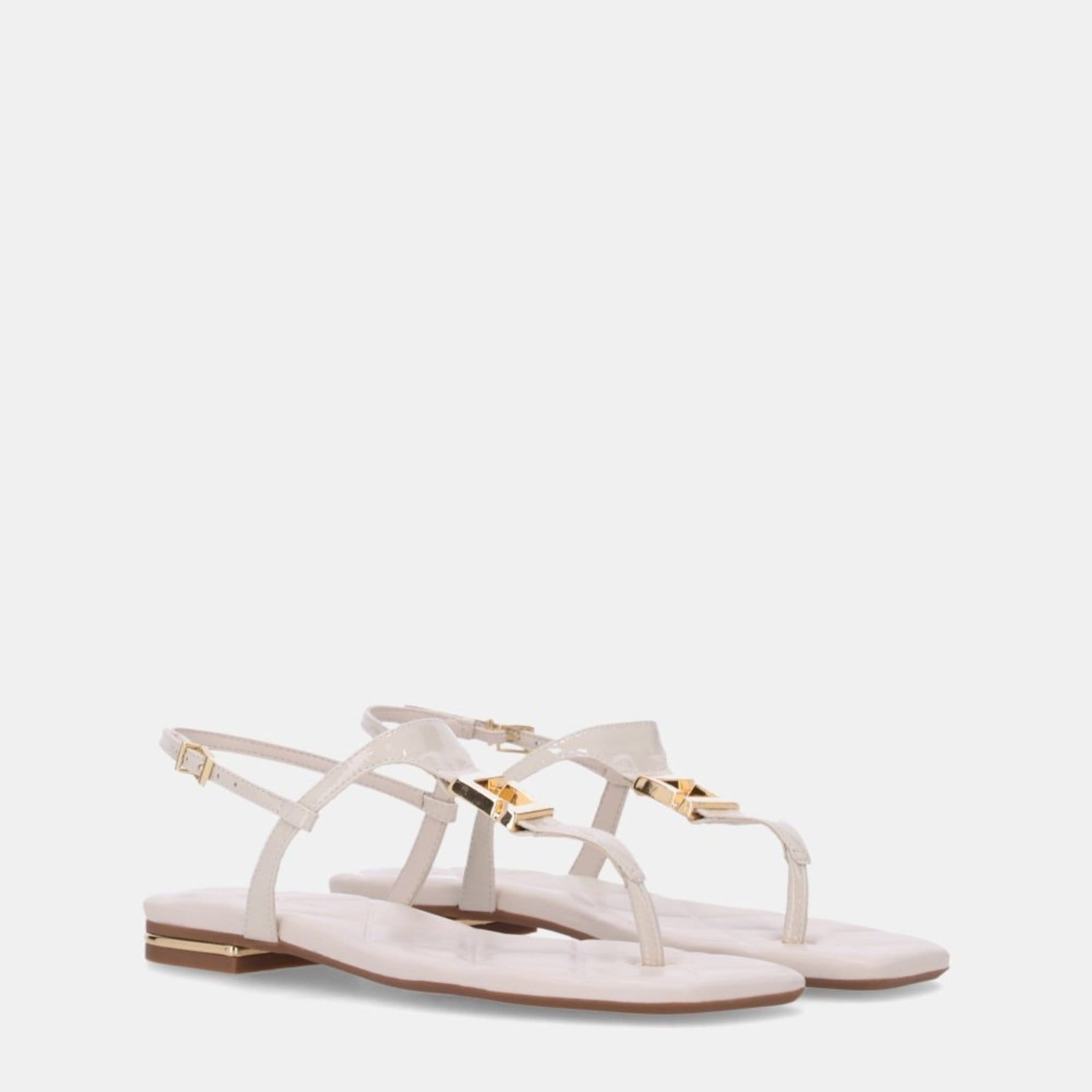 Vista 2 Sandália Rasteira Luz da Lua - 80960003 Luz Da Lua Off-white Luz Da Lua off-white white