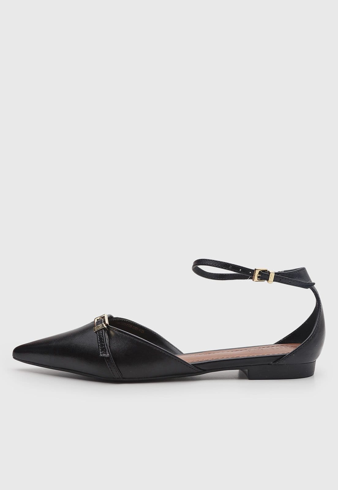 Vista principal Sapatilha Feminina Santa Lolla Bico Fino Preta Santa Lolla preto