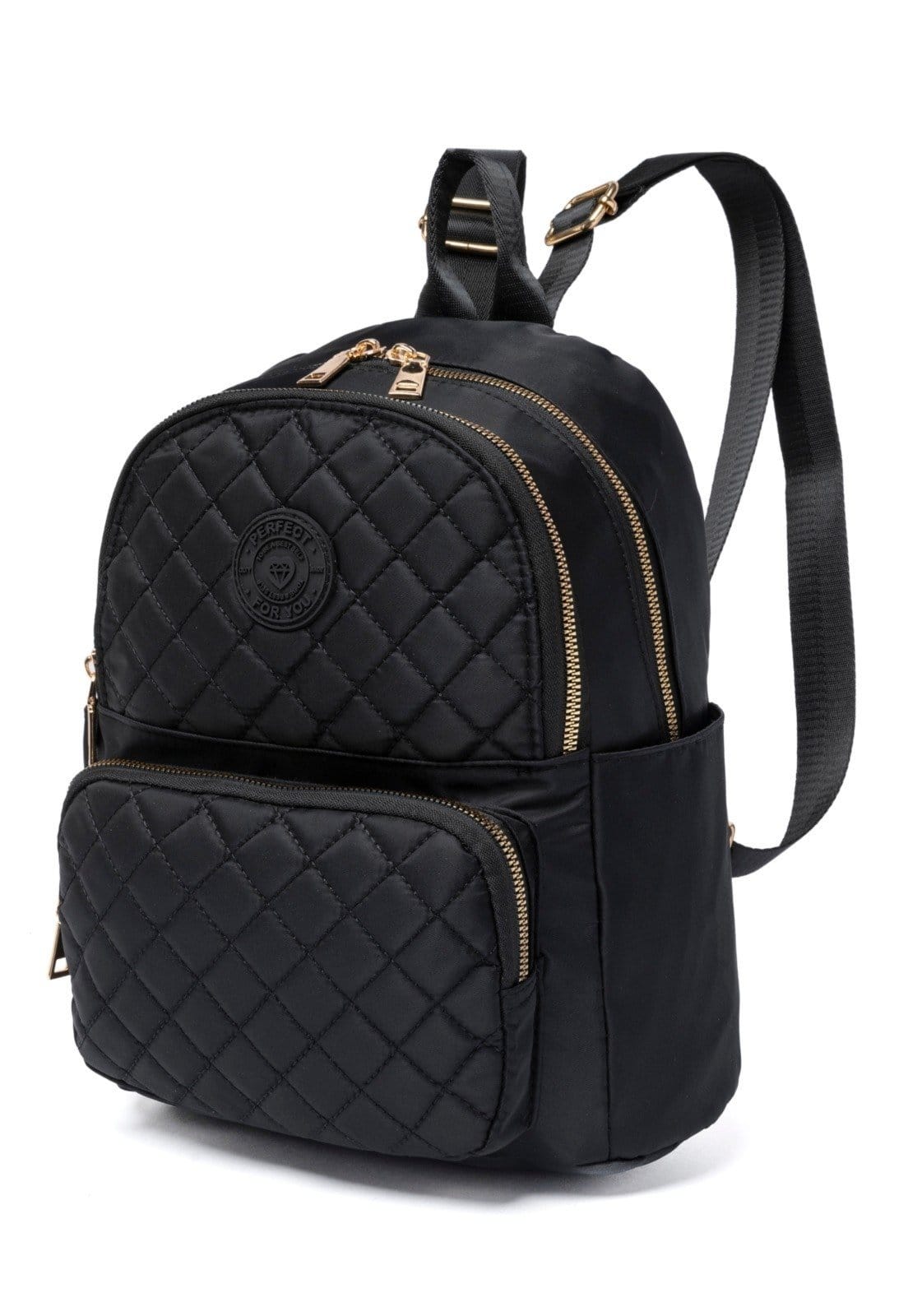 Vista 2 Mochila Reforçada Preta Faculdade Trabalho Passeio Perfect For You preto