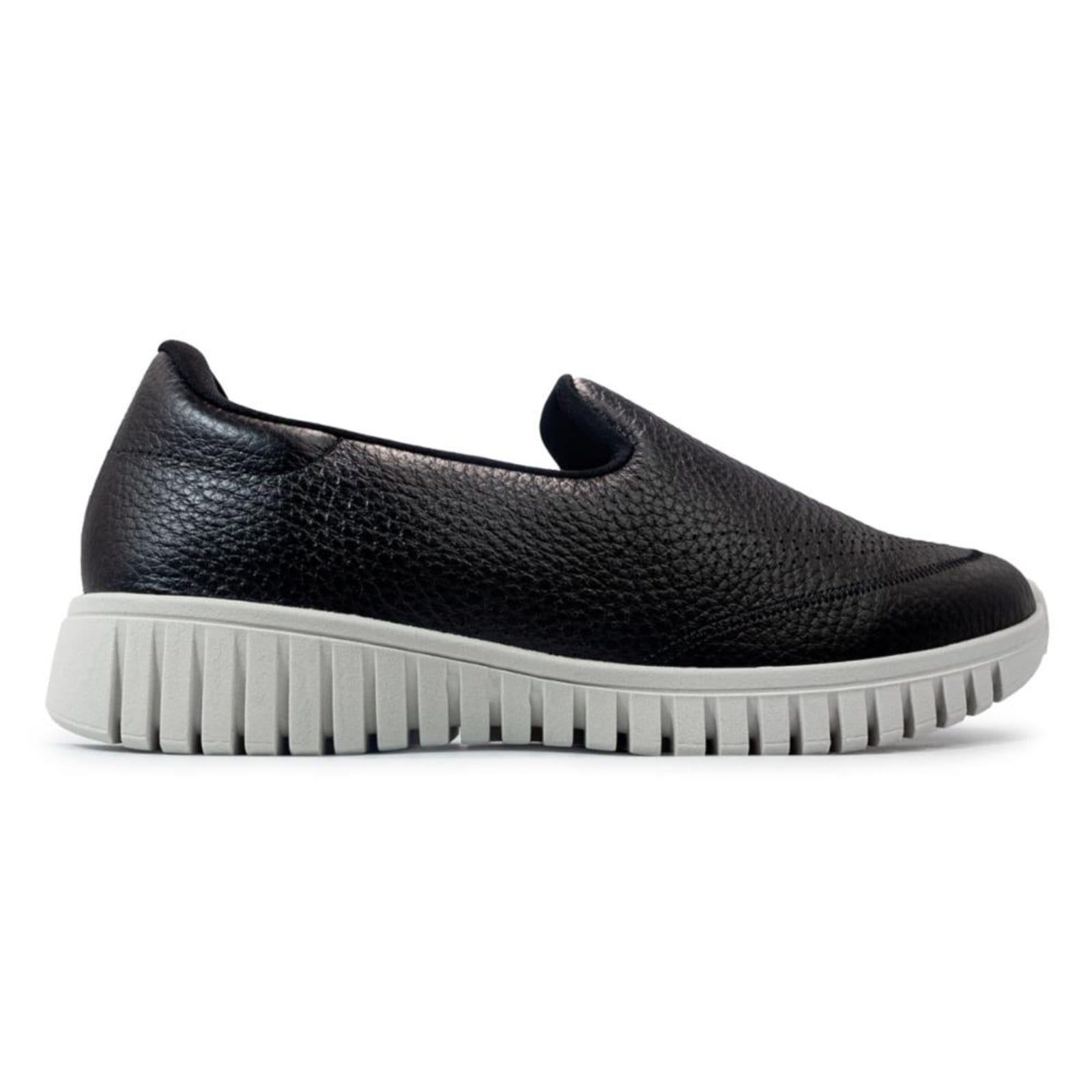 Tênis Usaflex Feminino Slip On Couro Casual AE22040