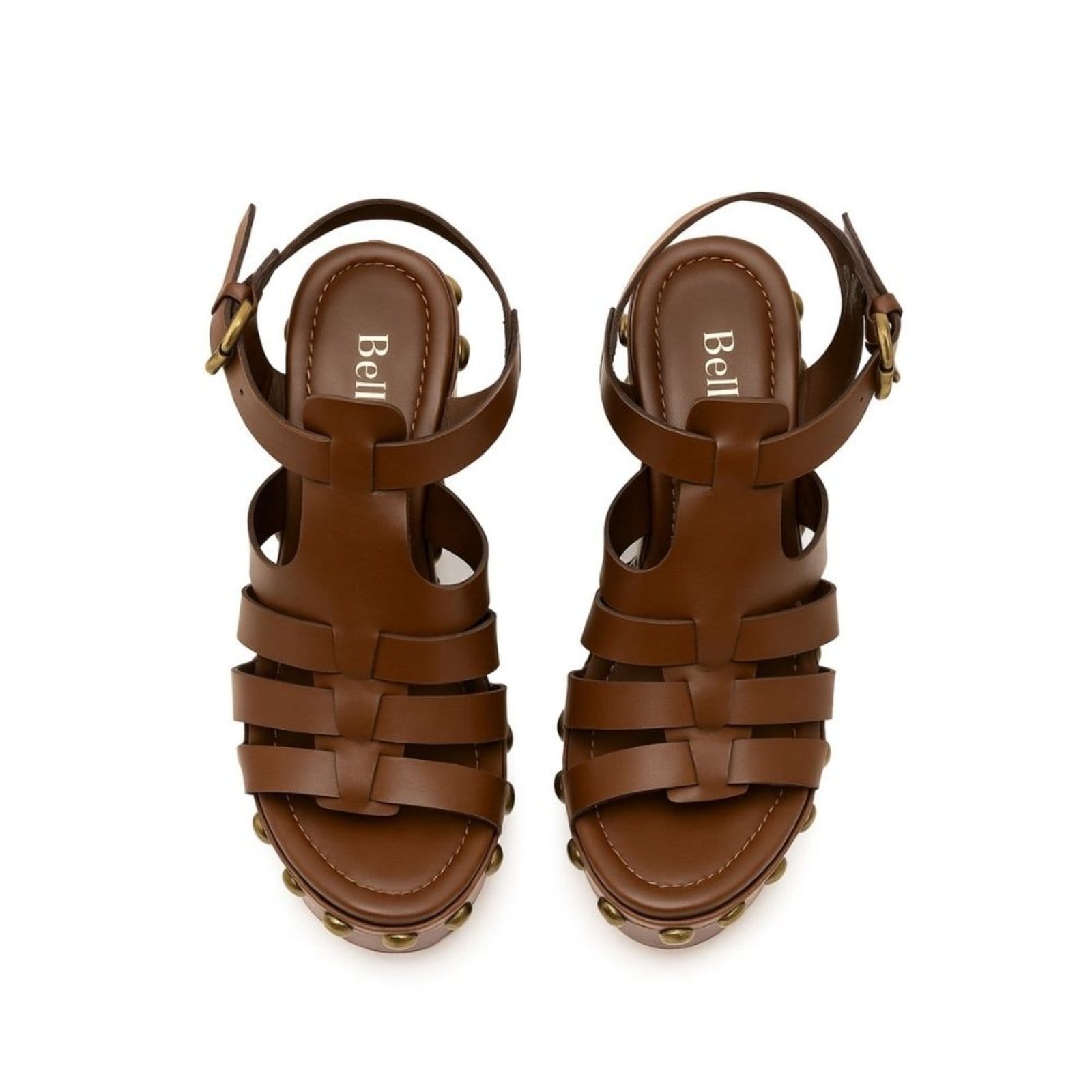 Vista 2 Sandália Bellaze Com Detalhe Bellaze marrom