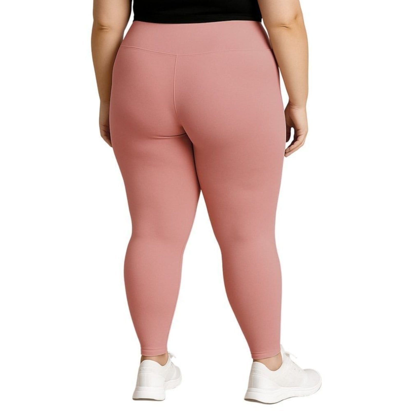 Vista 2 Calça Legging Diadora Small Logo Plus Size Feminina Diadora rosa