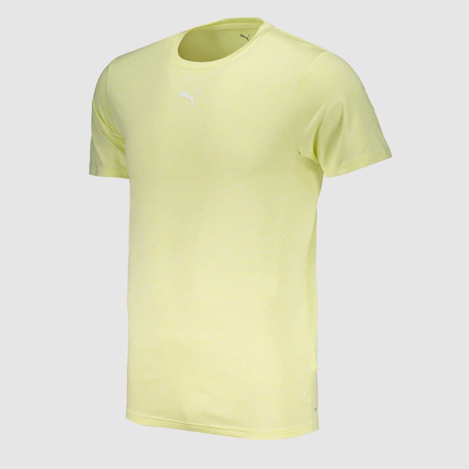 Vista 2 Camiseta Puma Tad Essentials Heather Amarela Puma amarelo