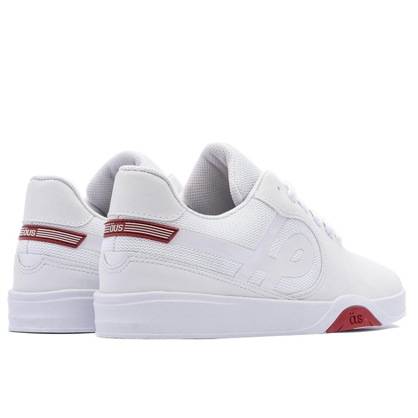 Vista 2 Tênis OUS Imigrante Masculino Bco Bordo OE ÖUS branco