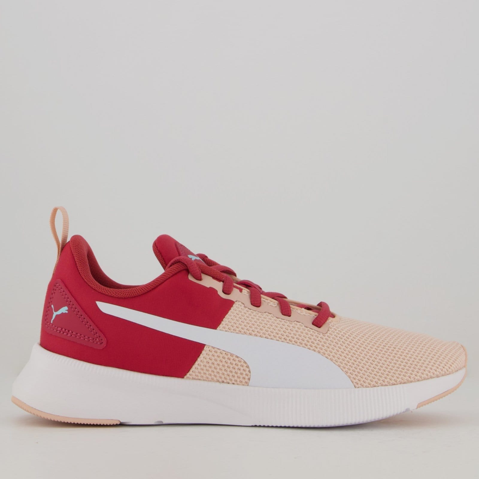 Vista principal Tênis Puma Flyer Lite 3 Feminino Claro Puma rosa